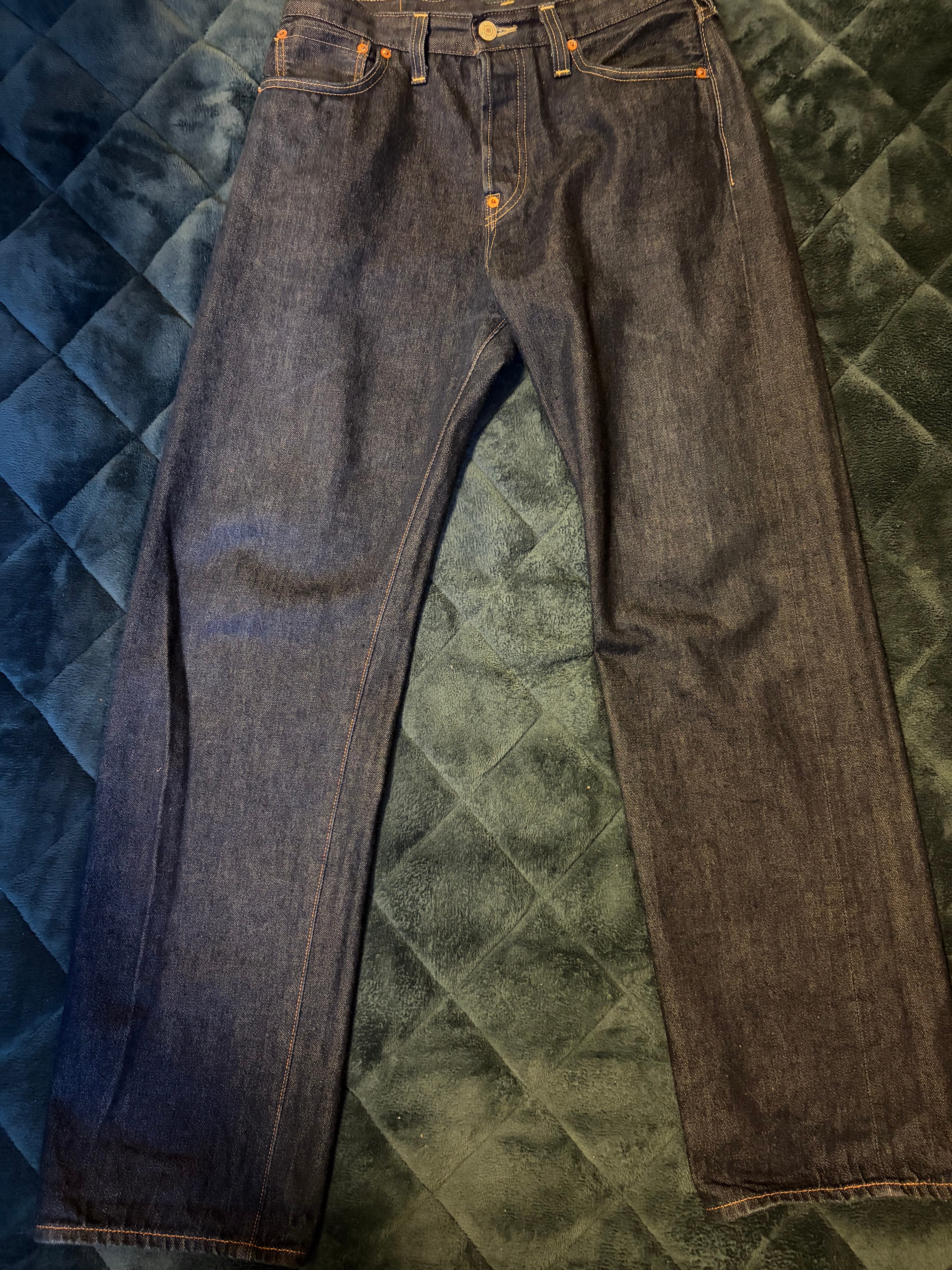 LEVI'S Vintage Clothing 1937 501 Jeans Organic Rigid "Indigo"