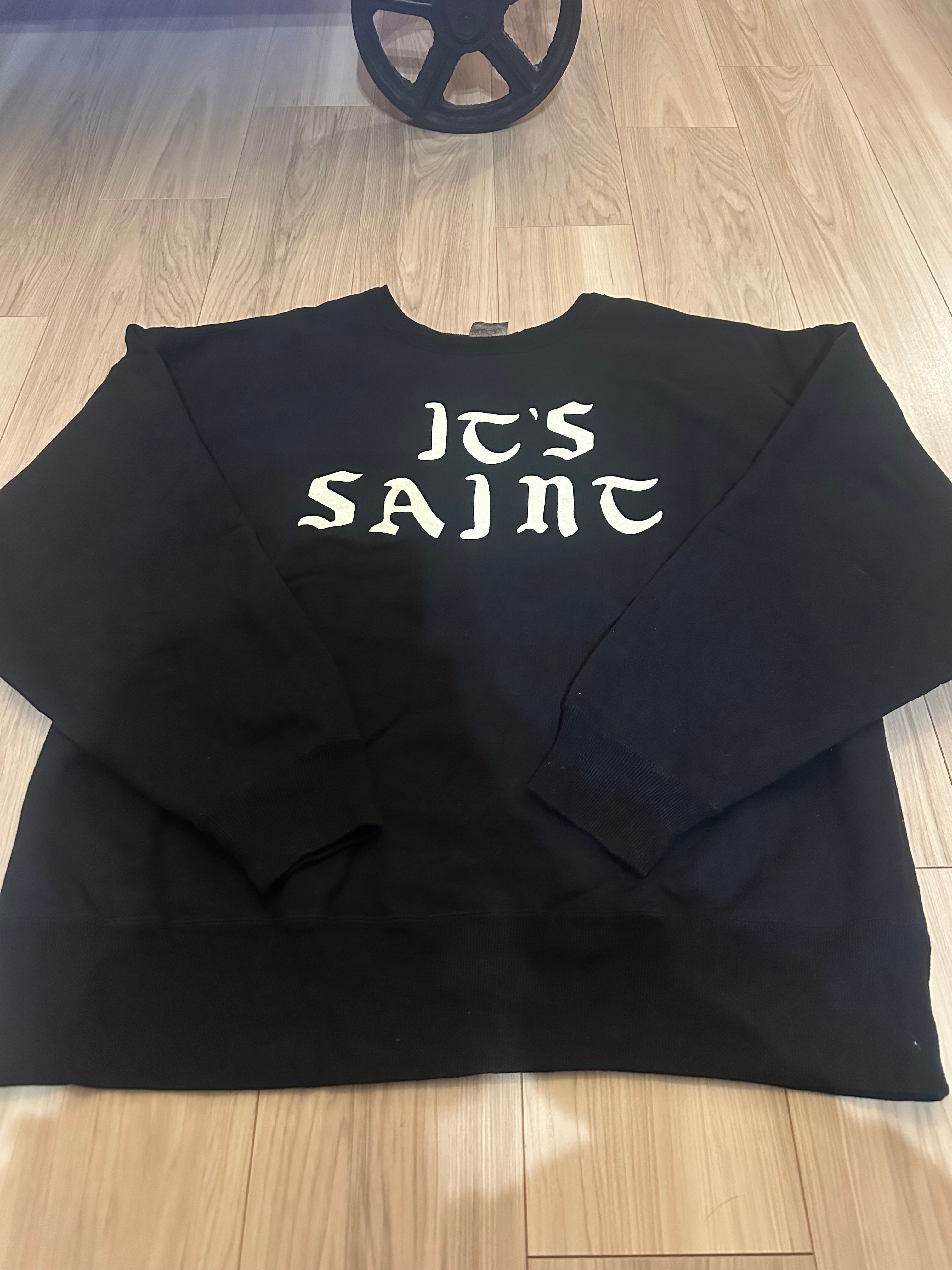 SAINT Mxxxxxx Crew Swt_It'S Saint "Black"