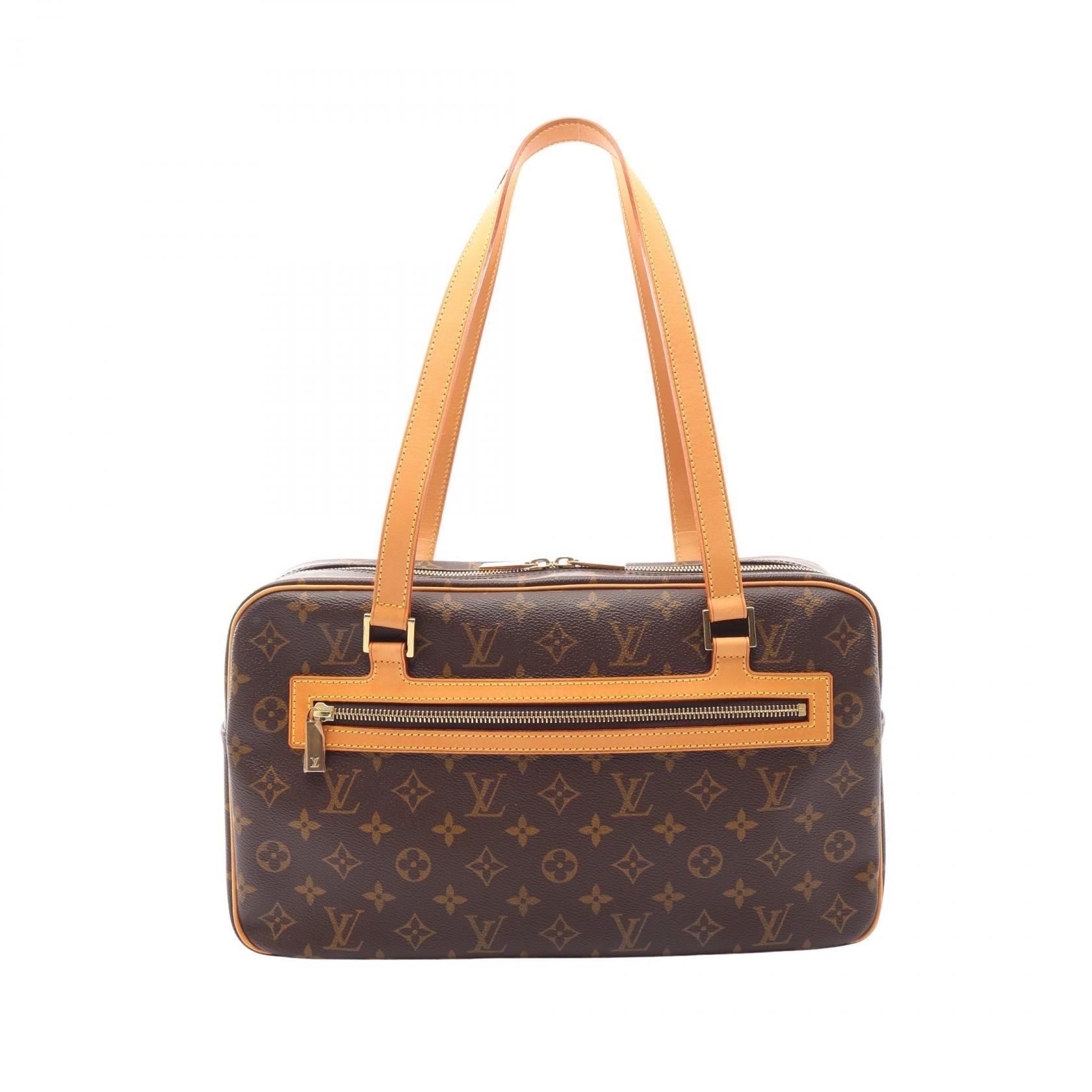 ルイ・ヴィトン LOUIS VUITTON シテGM ショルダーバッグ バッグ PVCコーティングキャンバス レザー モノグラム レディース ブラウン系 M51181 【中古】