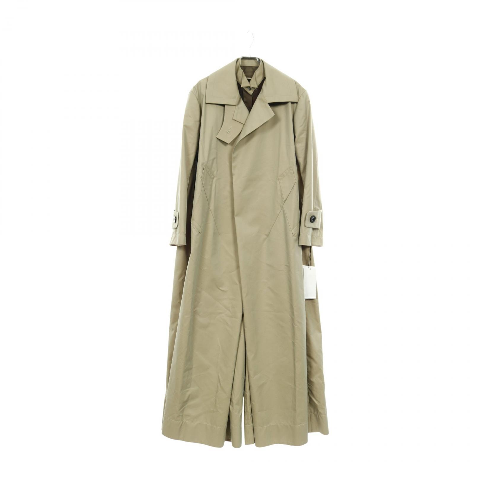 サカイ Sacai ドッキングトレンチコート ツナギ 衣料品 コットン レディース ベージュ系 20-04998 【中古】