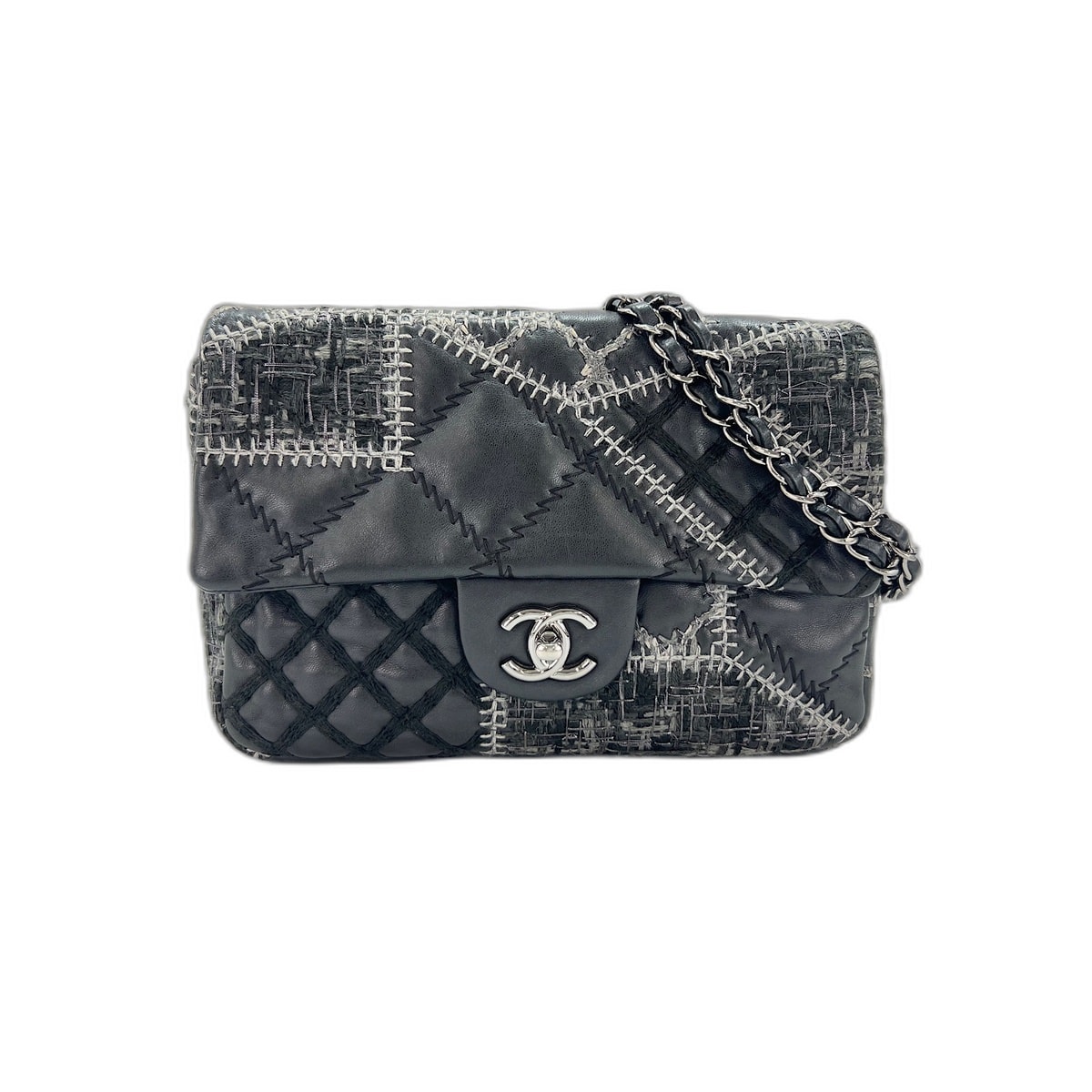 シャネル CHANEL パッチワーク ショルダーバッグ【中古】