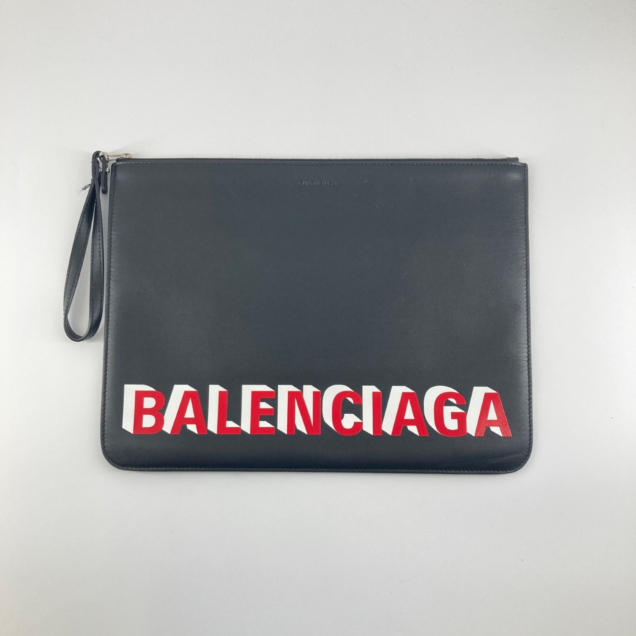 BALENCIAGA(バレンシアガ) ロゴ入り 630626 クラッチバッグ ブラック