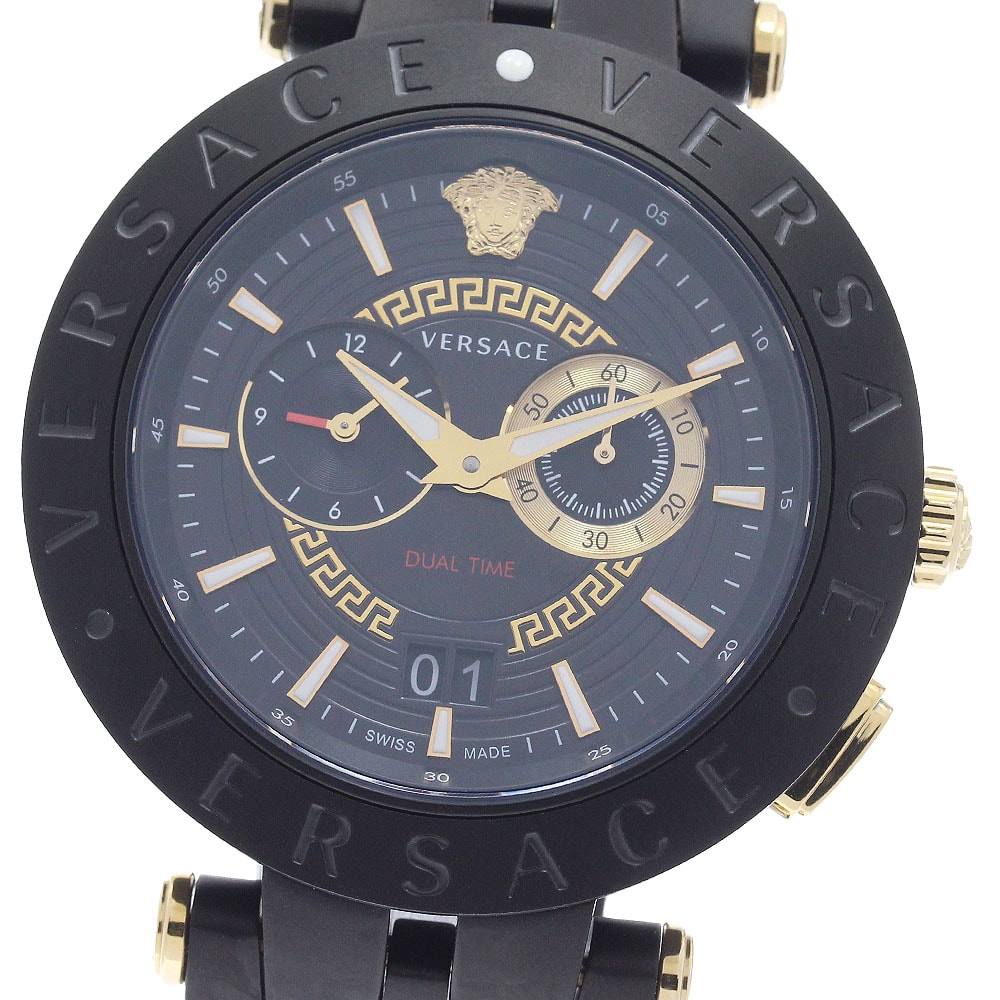 ☆極美品 ヴェルサーチ Vレース VEBV00619 メンズ 【中古】