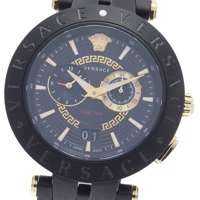 ☆極美品 ヴェルサーチ Vレース VEBV00619 メンズ 【中古】