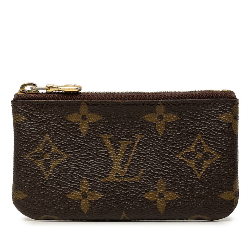 ルイ ヴィトン モノグラム ポシェット クレ コインケース キーケース M62650 ブラウン PVC レディース LOUIS VUITTON 【中古】