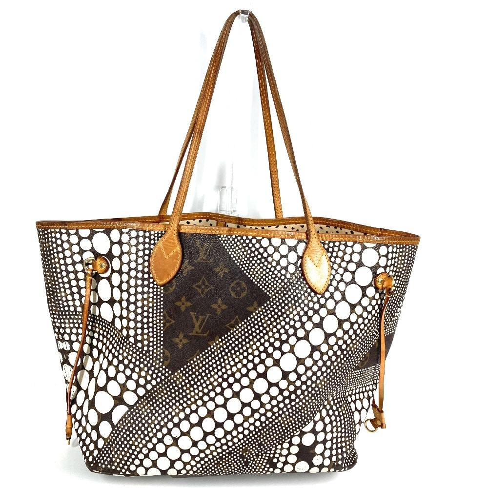 ルイヴィトン LOUIS VUITTON ネヴァーフルMM ネヴァーフル MM M40684 モノグラム パンプキンドット カバン 草間彌生コラボ トートバッグ ショルダーバッグ モノグラムキャンバス ブラウン