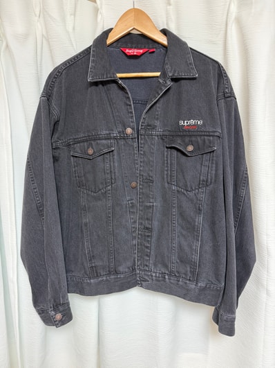 Supreme Denim Trucker Jacket "Black" (25SS)