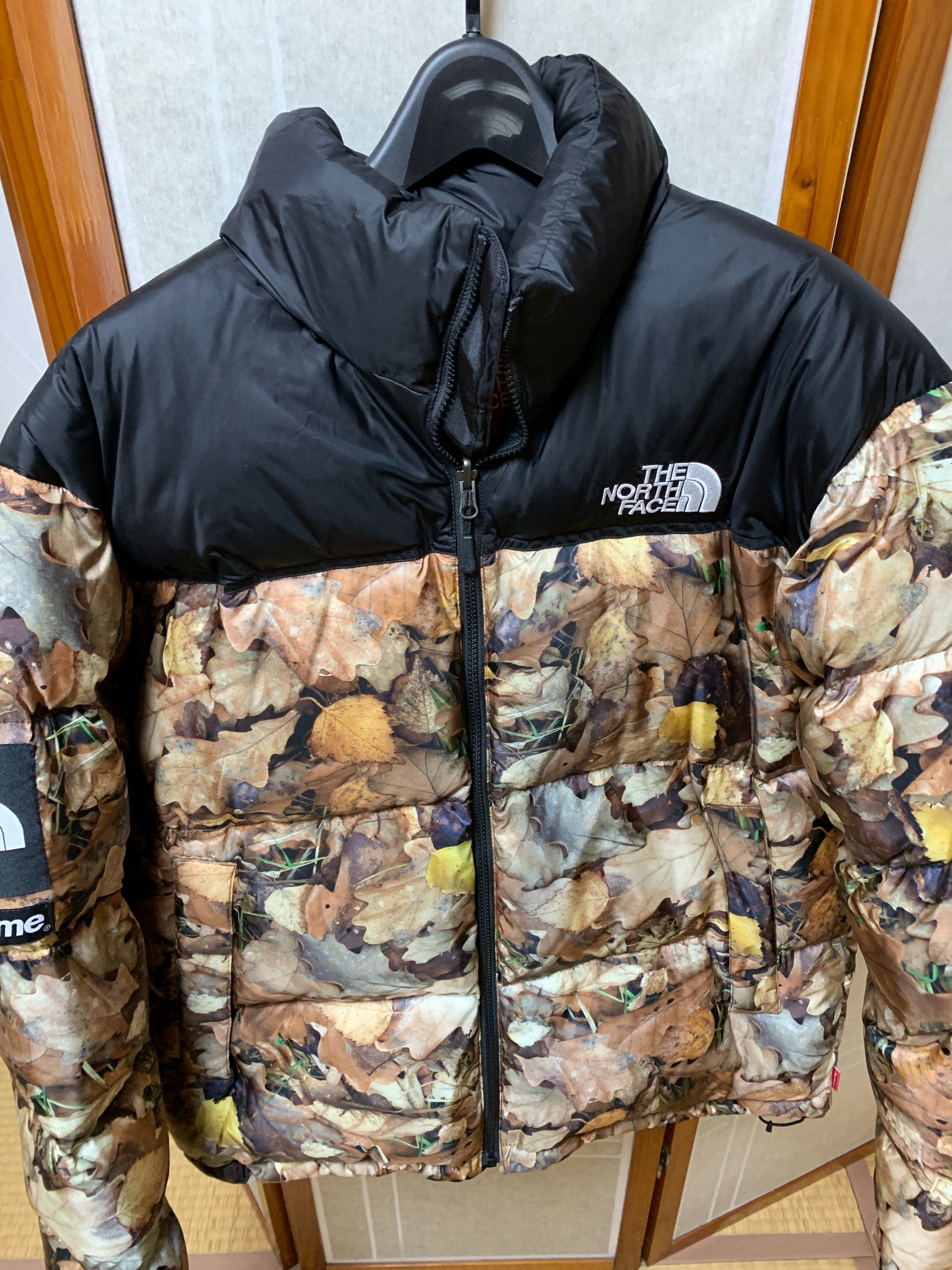 Supreme x The North Face Nuptse Jacket "White Paper Print"