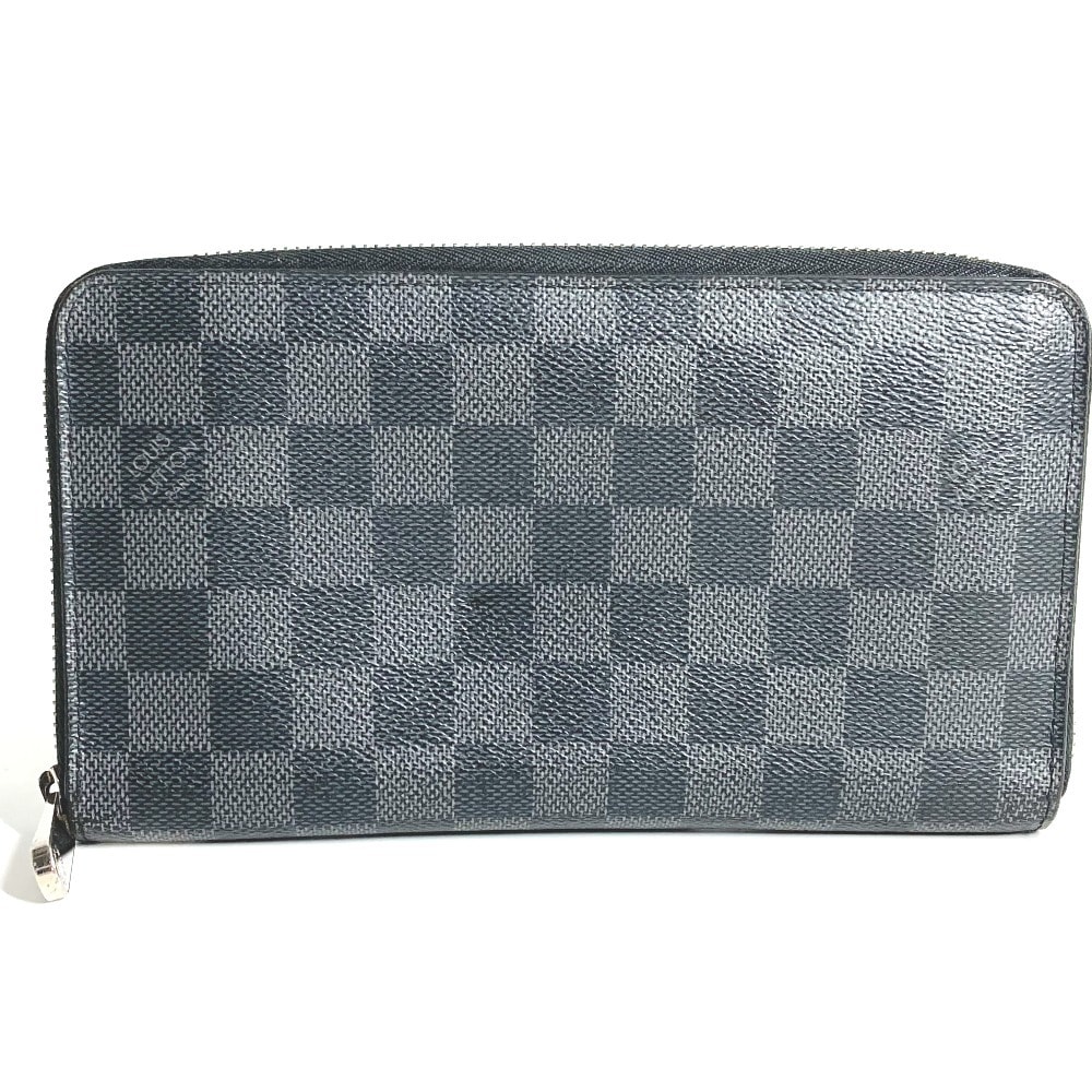 ルイヴィトン LOUIS VUITTON ジッピーオーガナイザー N60111 ダミエグラフィット ラウンドファスナー ロングウォレット 長財布 ダミエグラフィットキャンバス ブラック