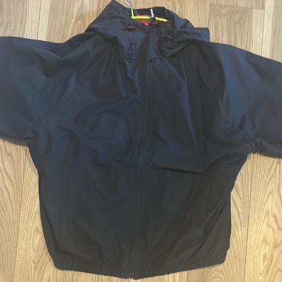 Supreme Lightweight Nylon Hooded Jacket "Black"