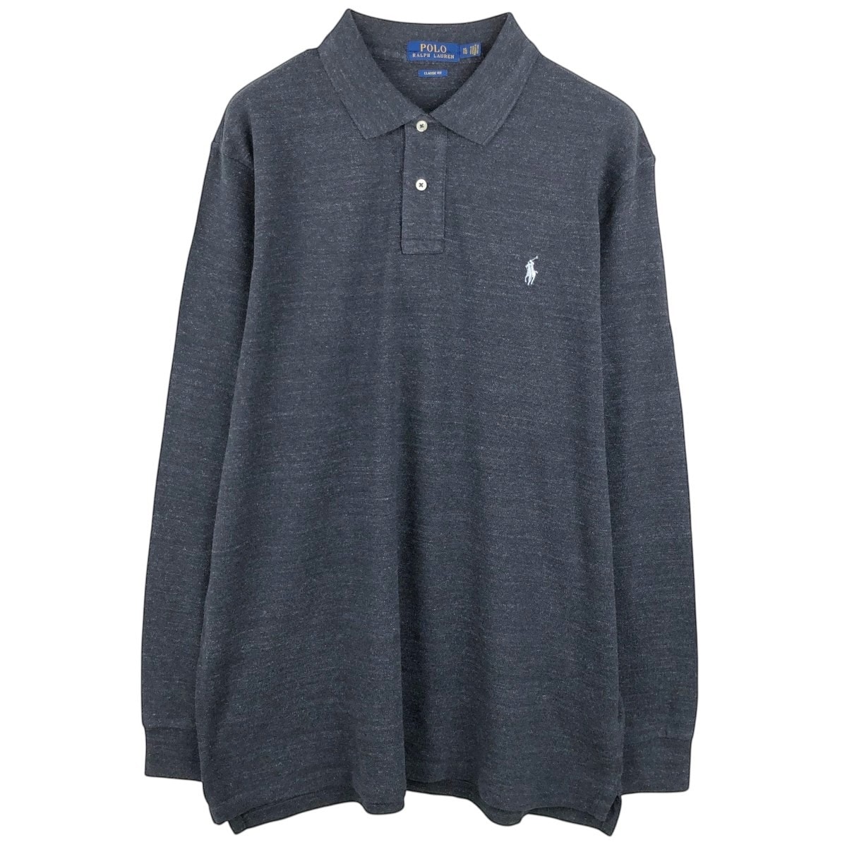 古着 ラルフローレン Ralph Lauren POLO RALPH LAUREN CLASSIC FIT 長袖 ポロシャツ メンズXL相当/eaa667119