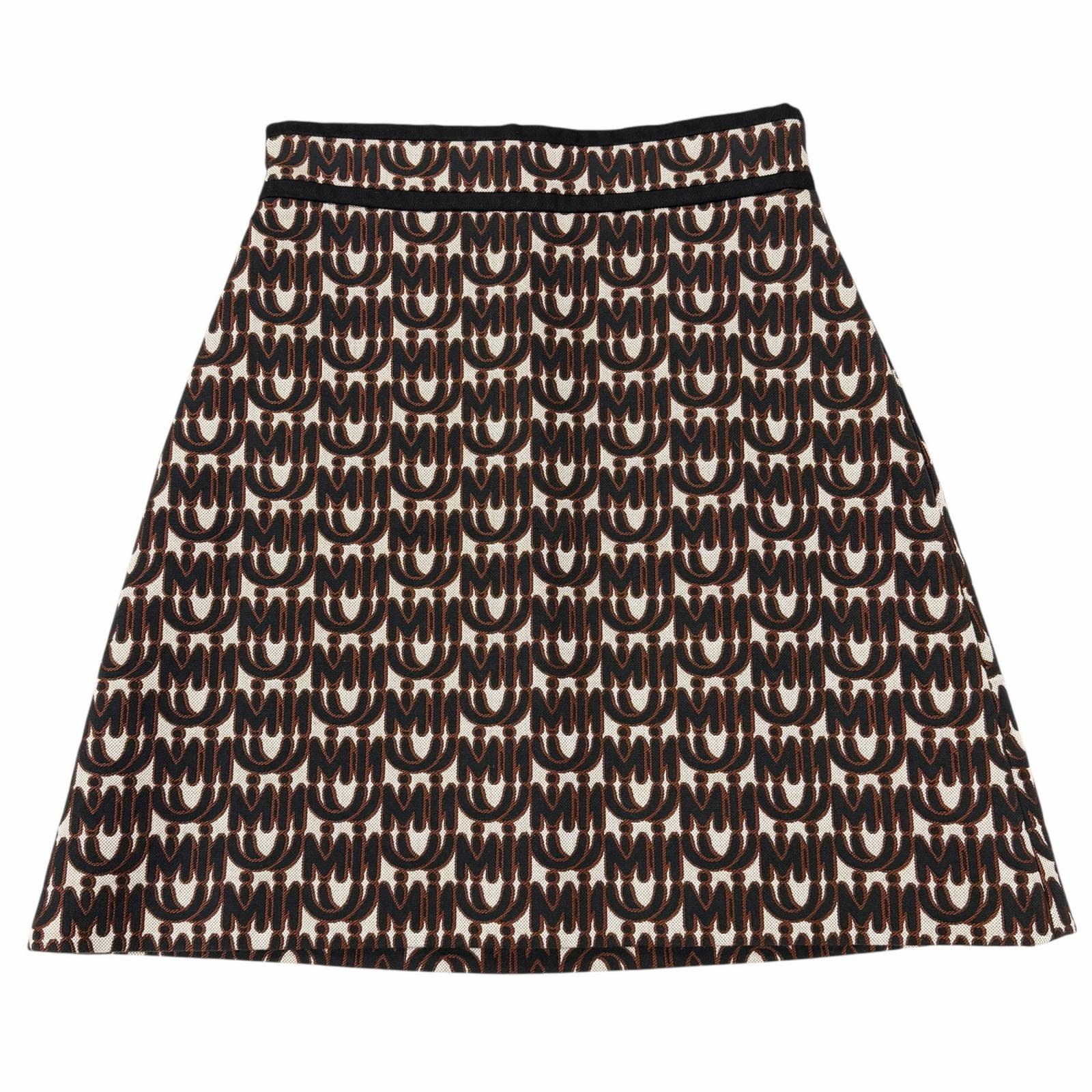 A (未使用に近い)】□美品□MIUMIU ミュウミュウ スカート サイズ36