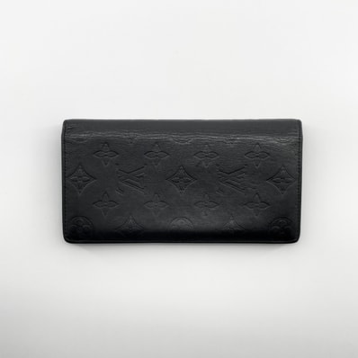 LOUIS VUITTON(ルイ・ヴィトン) ポルトフォイユ ブラザ ノワール モノグラム シャドウ レザー M62900 長財布 145g ブラック