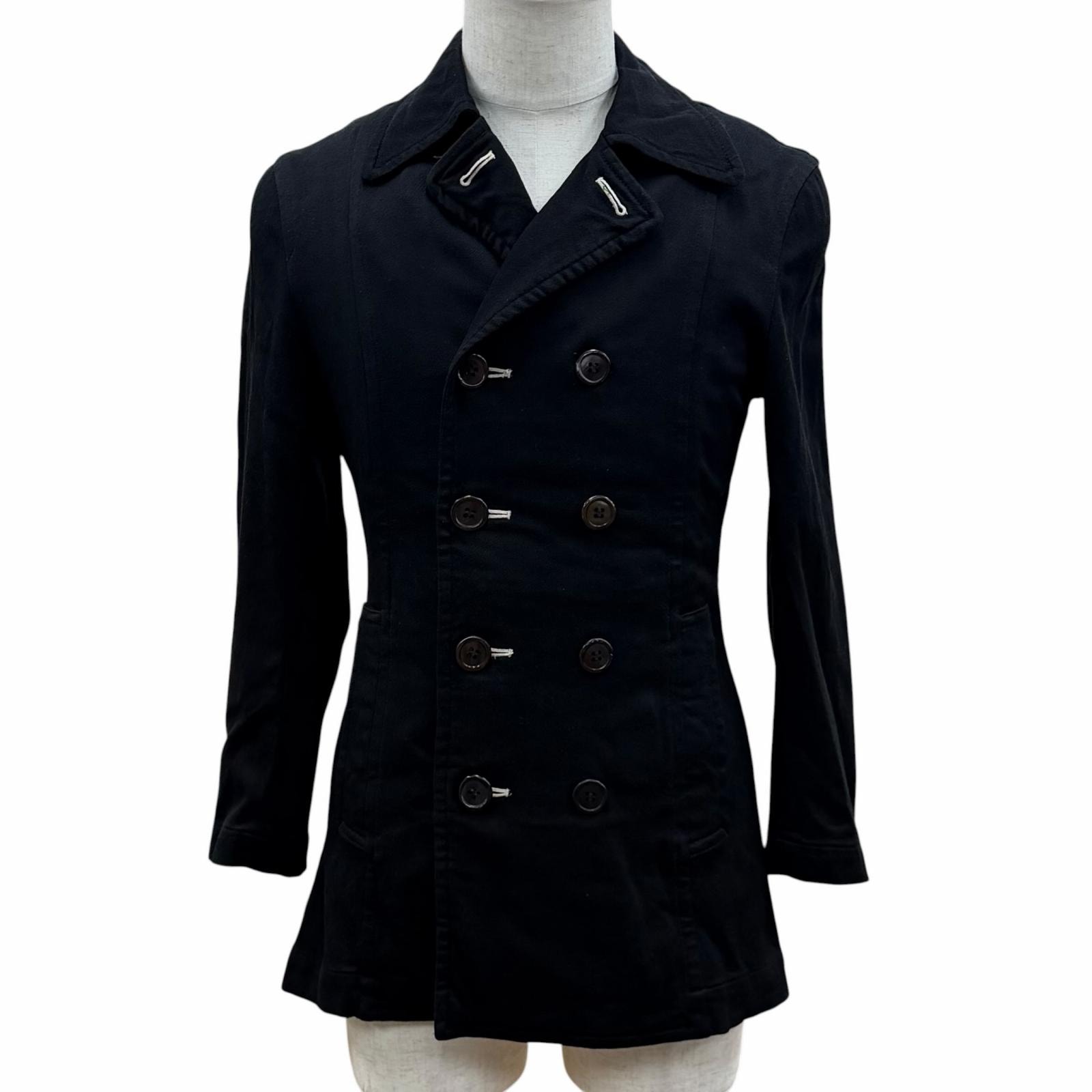 極美品 コムデギャルソンオムプリュス コート ブラック メンズ S AD2007