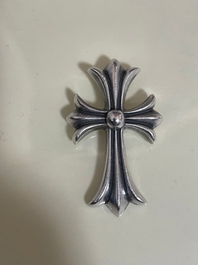 Chrome Hearts Small CH Cross Pendant "Silver"