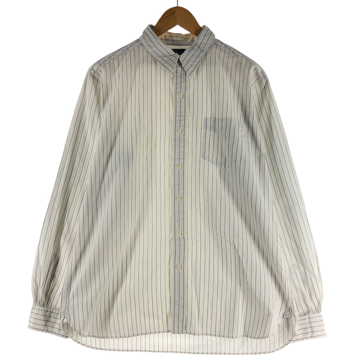 古着 ラルフローレン Ralph Lauren POLO by Ralph Lauren 長袖 ボタンダウンストライプシャツ メンズL相当/eaa536295