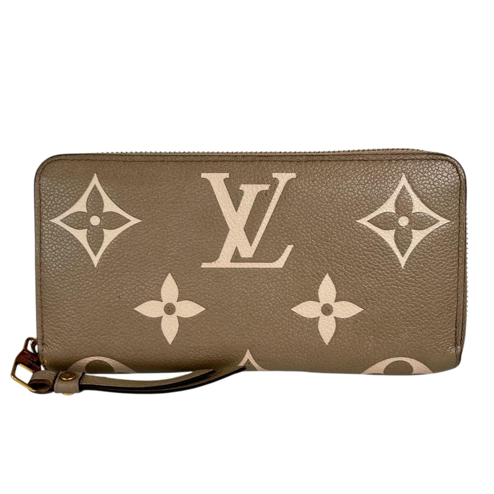 LOUIS VUITTON ルイ・ヴィトン ジッピー・ウォレット アンプラント トゥルトレール M69794 長財布 モノグラムアンプラント ベージュ レディース【中古】