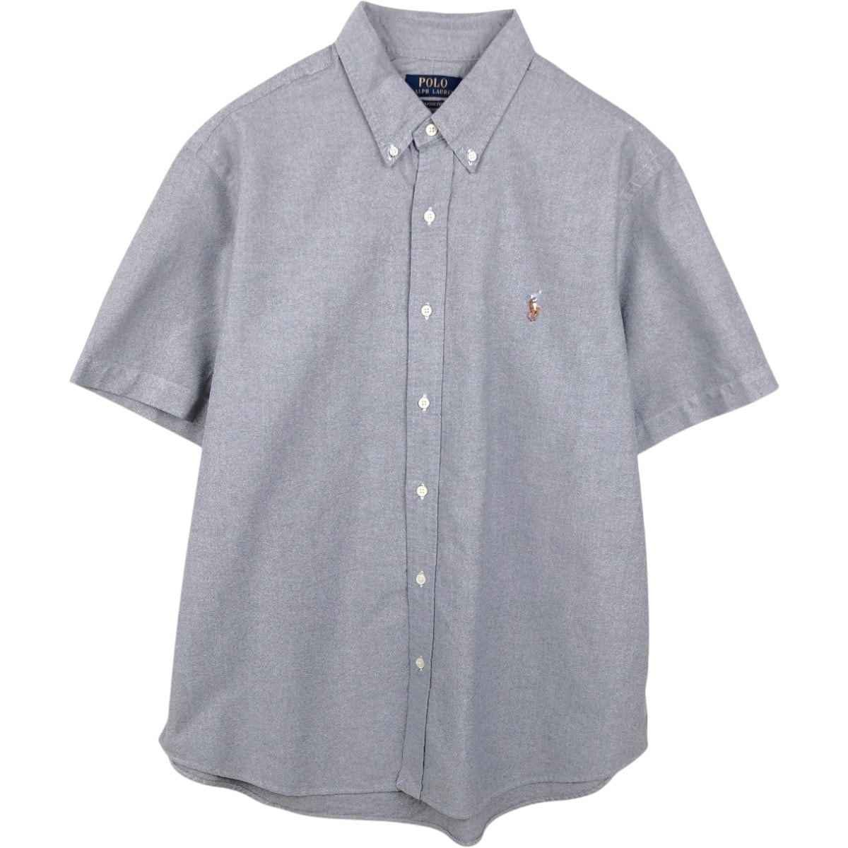 古着 ラルフローレン Ralph Lauren POLO RALPH LAUREN CLASSIC FIT 半袖 ボタンダウンシャツ メンズXL相当/eaa668666