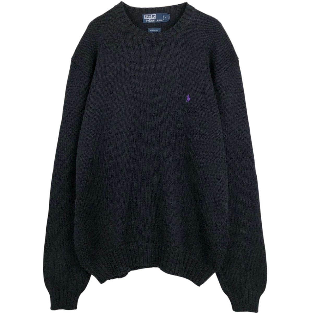 古着 ラルフローレン Ralph Lauren POLO by Ralph Lauren コットンニットセーター メンズL相当/eaa682348