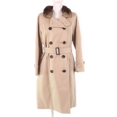 極美品 バーバリーロンドン
トレンチコート ベージュ レディース 9 FD249-633-42