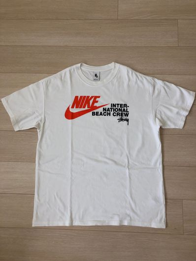 Nike x Stussy International Beach Crew T-Shirt "White"