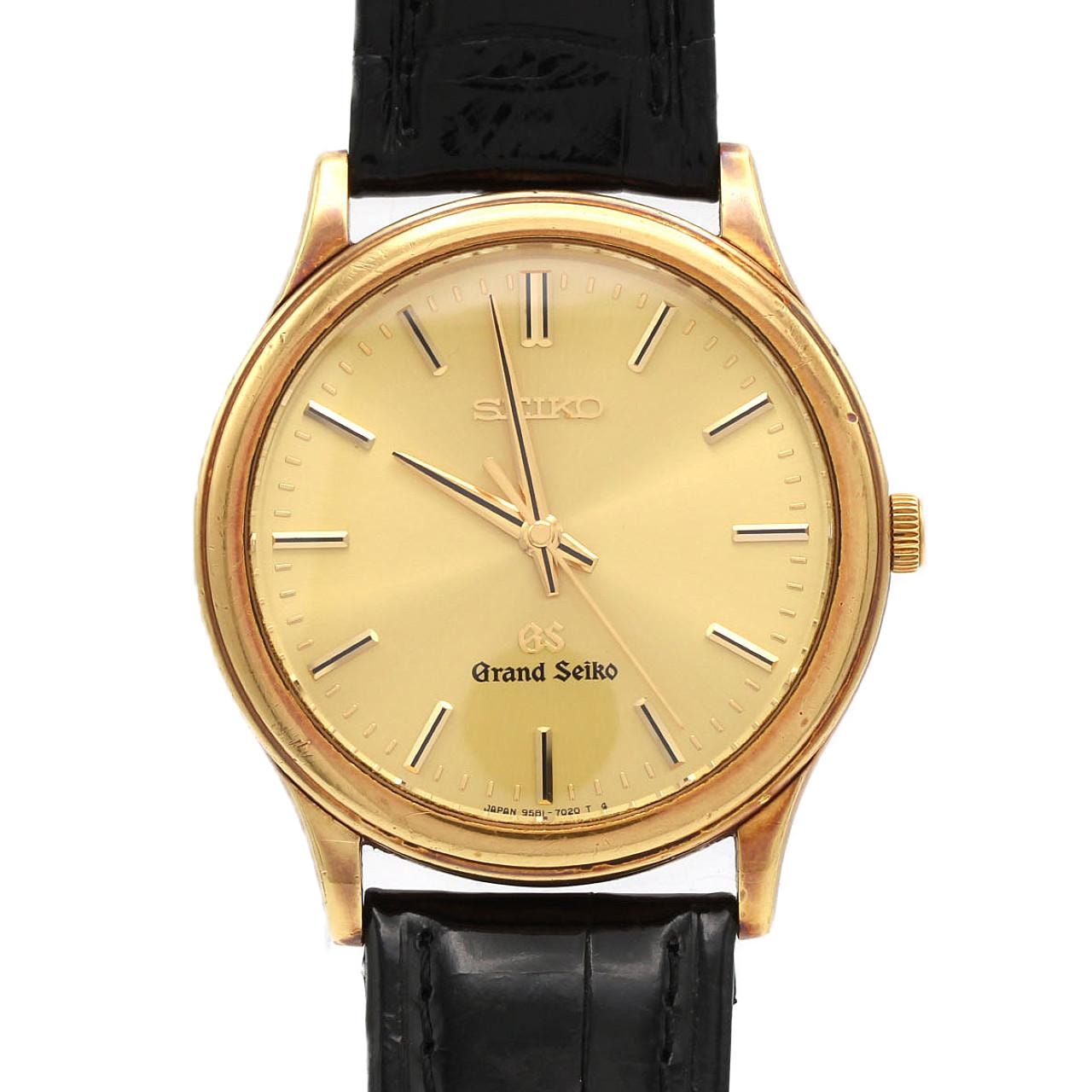 【ノーメンテナンス還元価格】セイコー グランドセイコー・クォーツ YG 9581-7010/SBGS008 YG クォーツ