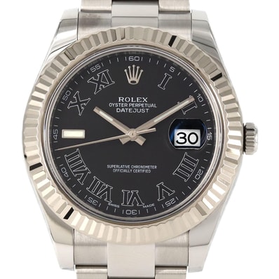 ロレックス デイトジャストII 116334 SSxWG 自動巻 ランダム番