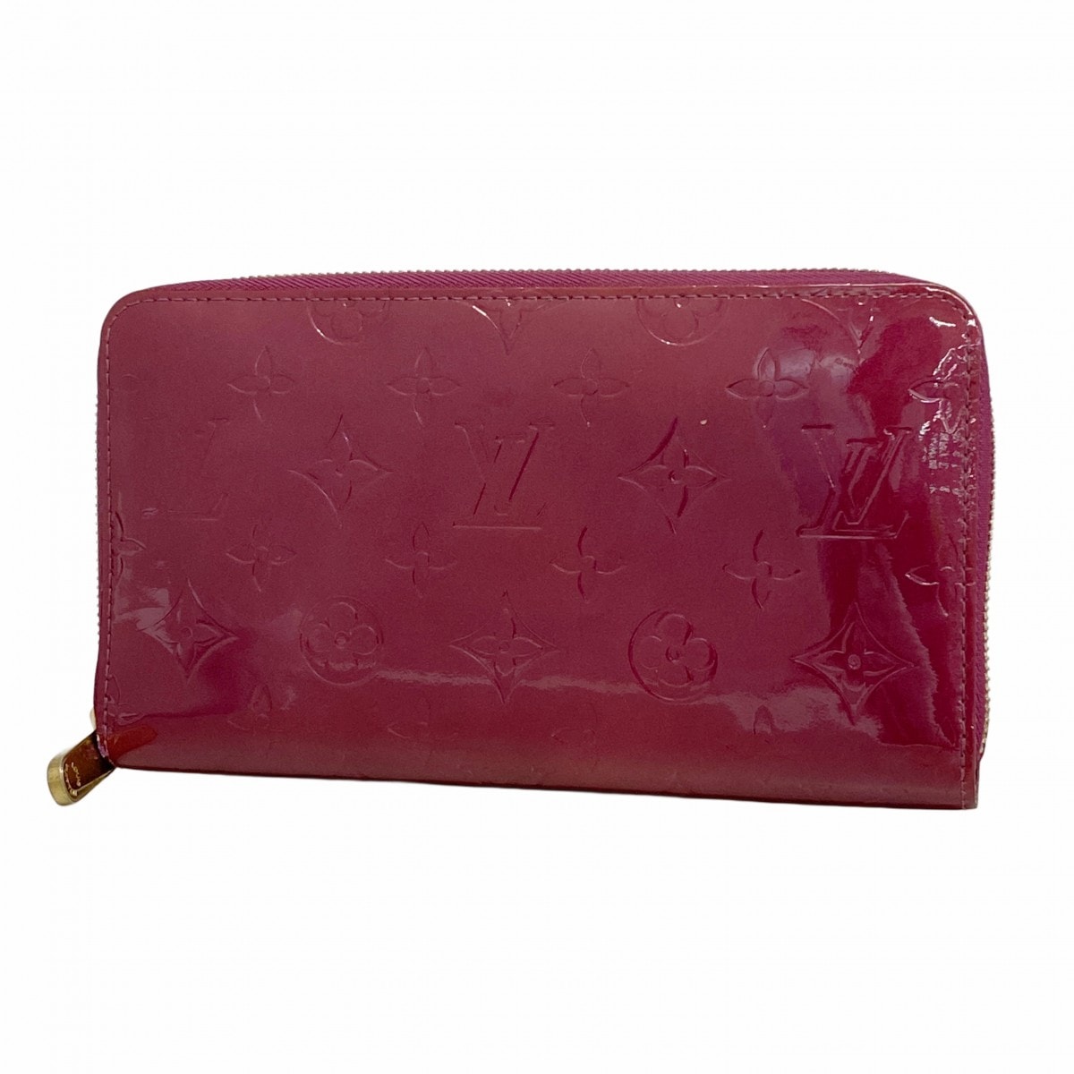 【6db1839-k】ルイヴィトン 長財布 ヴェルニ ジッピーオーガナイザー M93609 ヴィオレット【中古】レディース