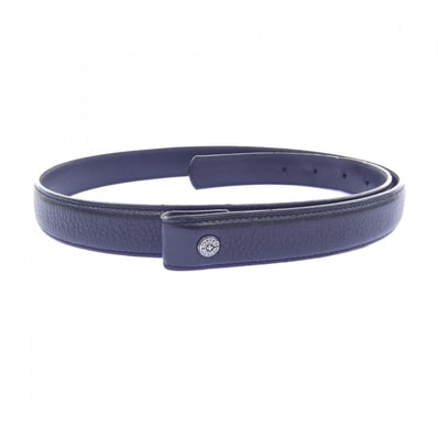 Chrome Hearts 1.0inch Scroll Label Rivet Strap Belt "Black"