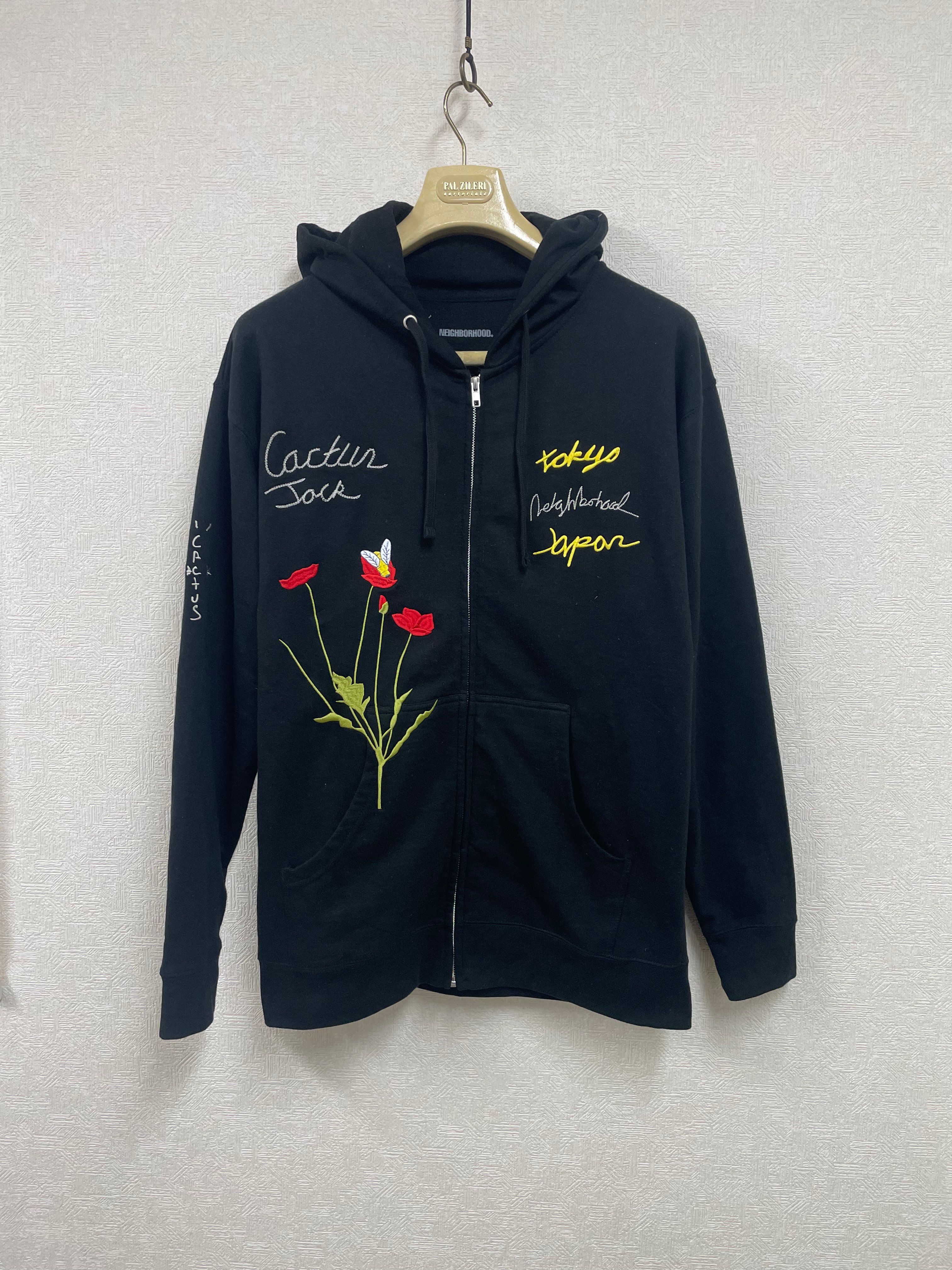 NEIGHBORHOOD Travis Scott Cactus Jack Carousel Hoodie "Black"