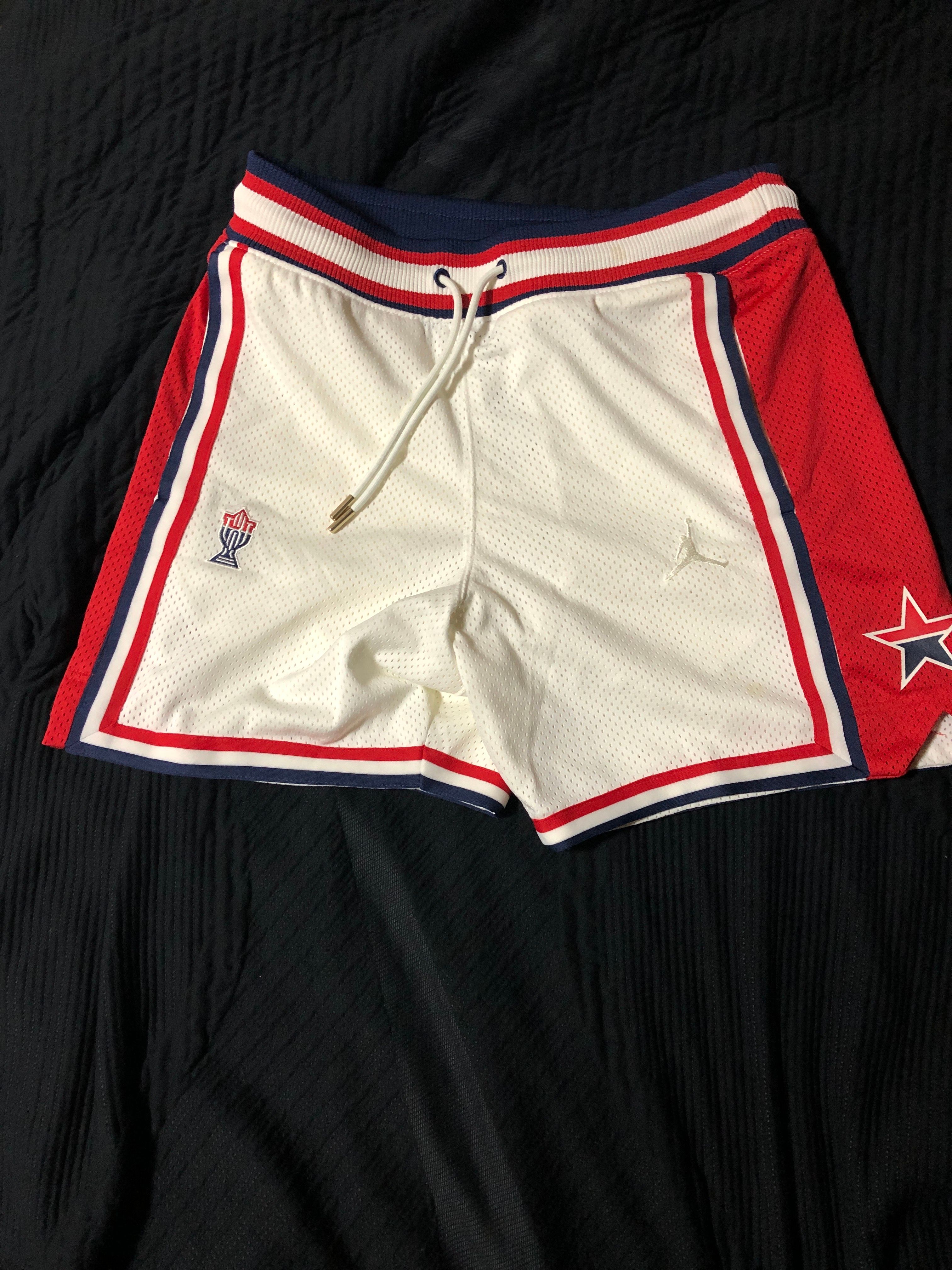 Jordan x Trophy Room Men's Game Short Pants "White"