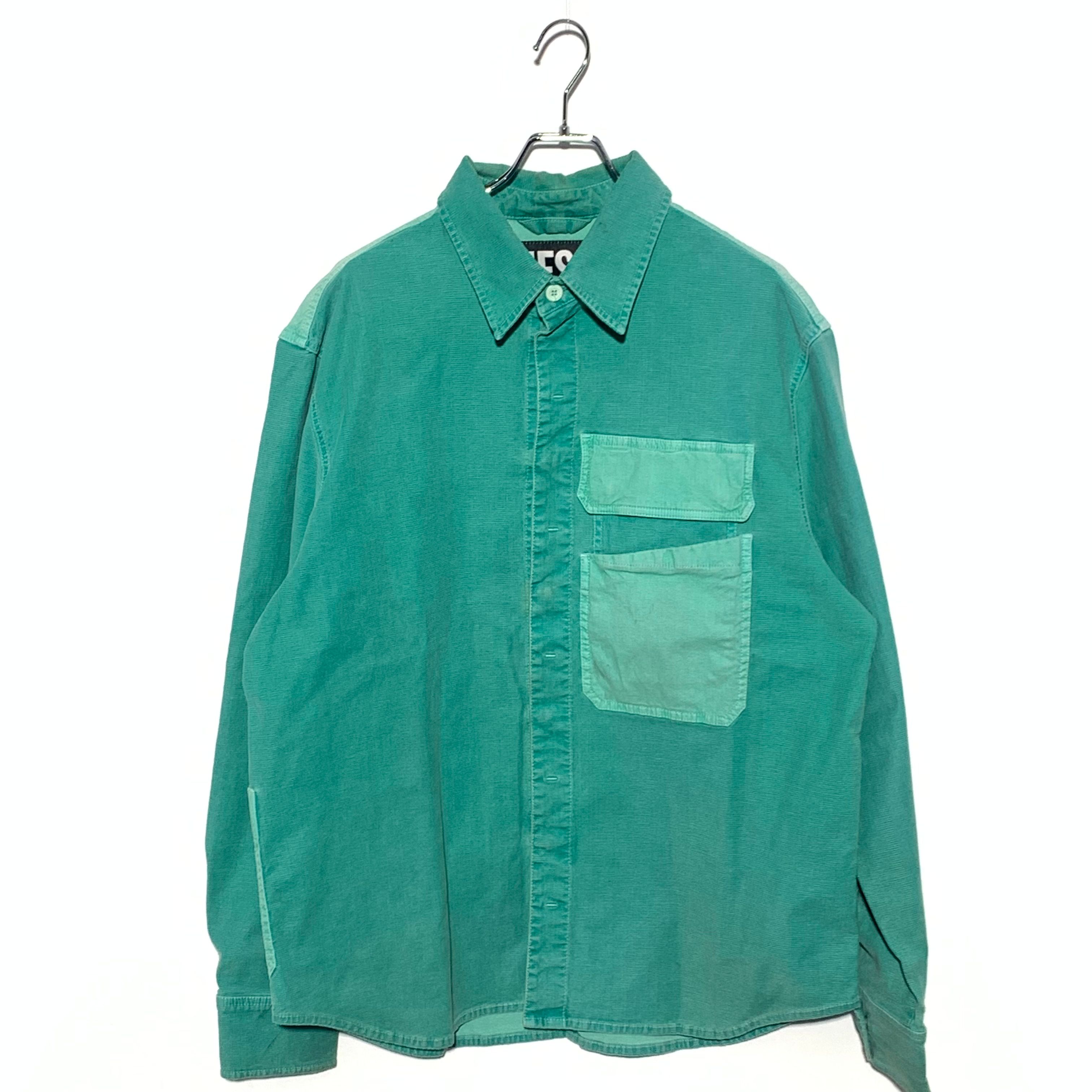 オーバーシャツ ワークテイスト ジョグジーンズ