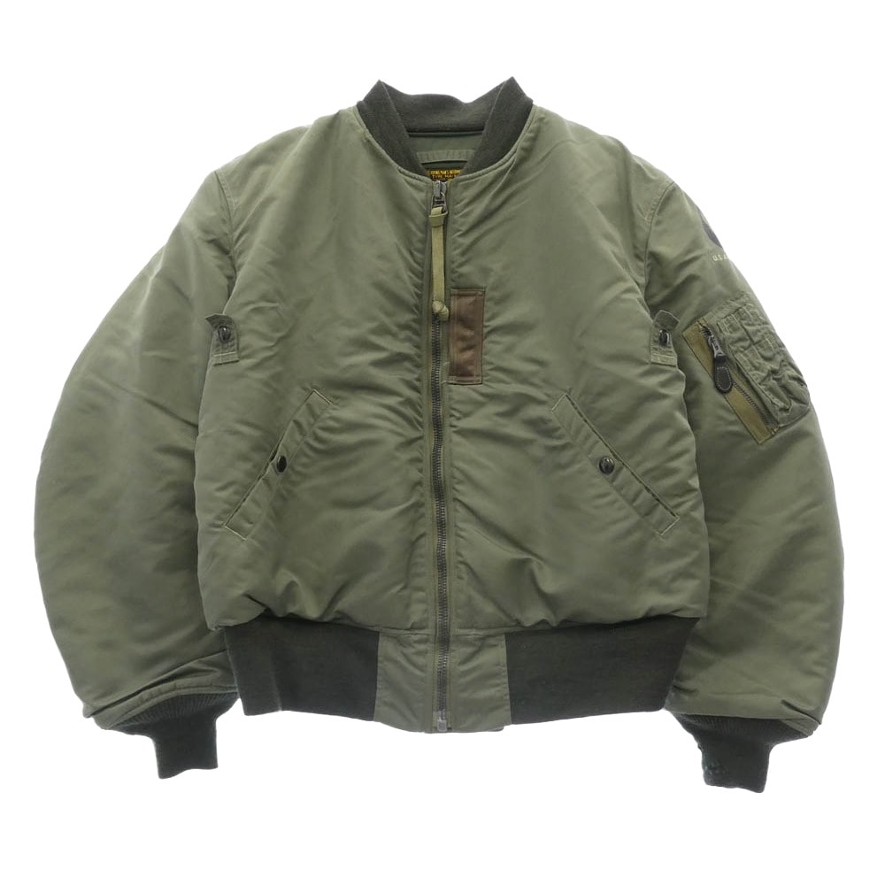 Buzz Rickson's バズリクソンズ ジャケット BR10981 TYPE MA-1 LION UNIFORM INC カーキ系 L【中古】