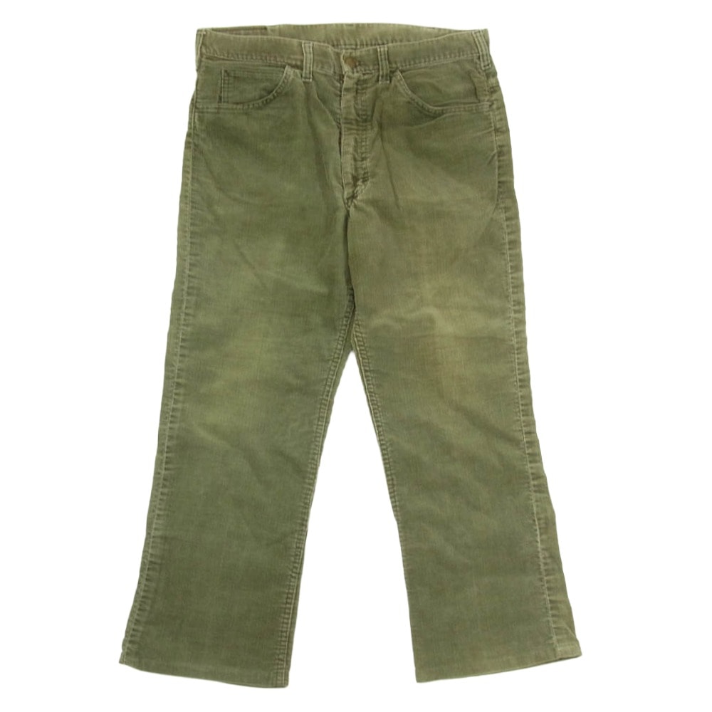 Lee リー パンツ Vintage ヴィンテージ 70s?80s 42TALON コーデュロイ パンツ カーキ系 サイズ表記無【中古】