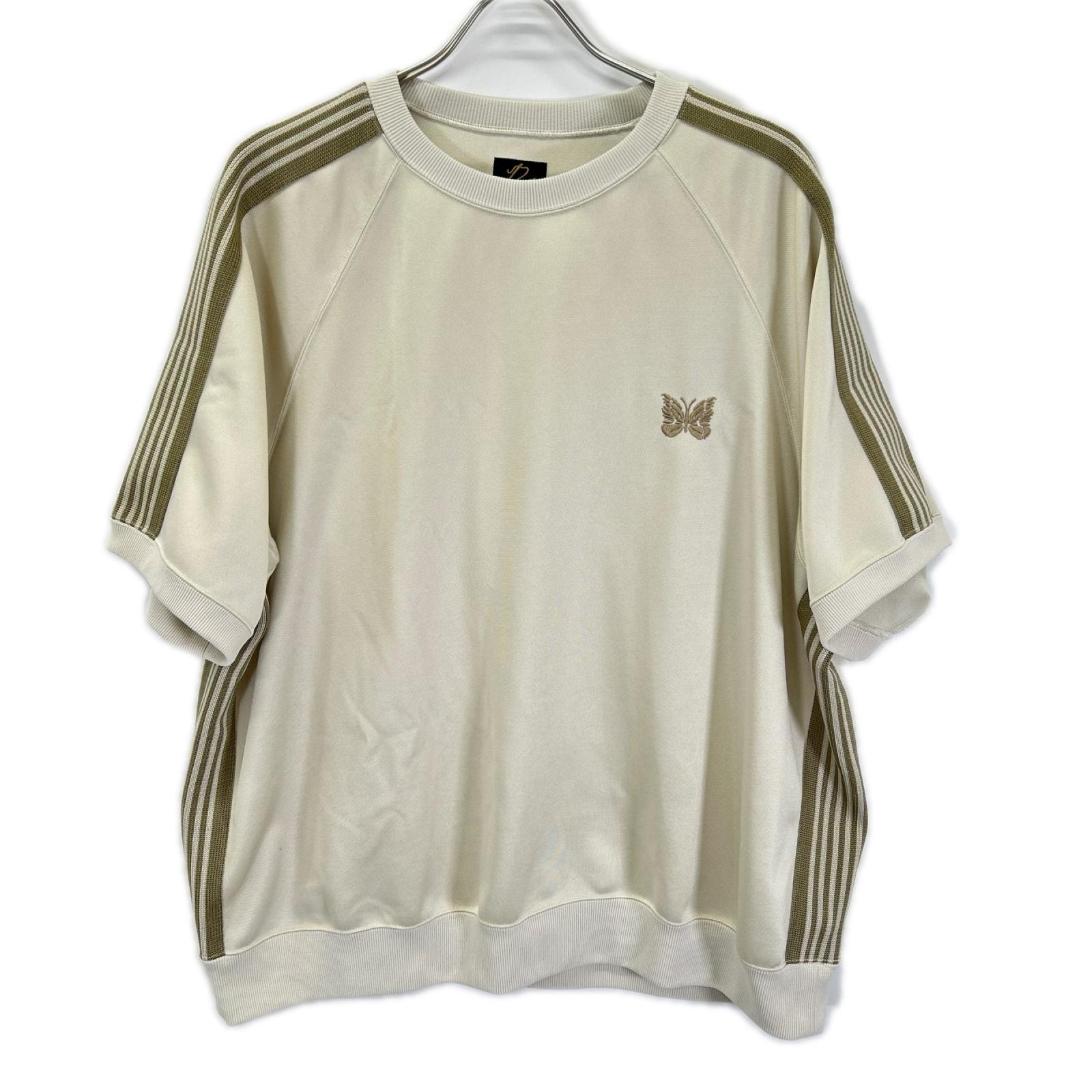 ニードルズ QV1606 B'2nd 別注 TRACK CREW NECK SHIRT POLY SMOOTH Tシャツ XL