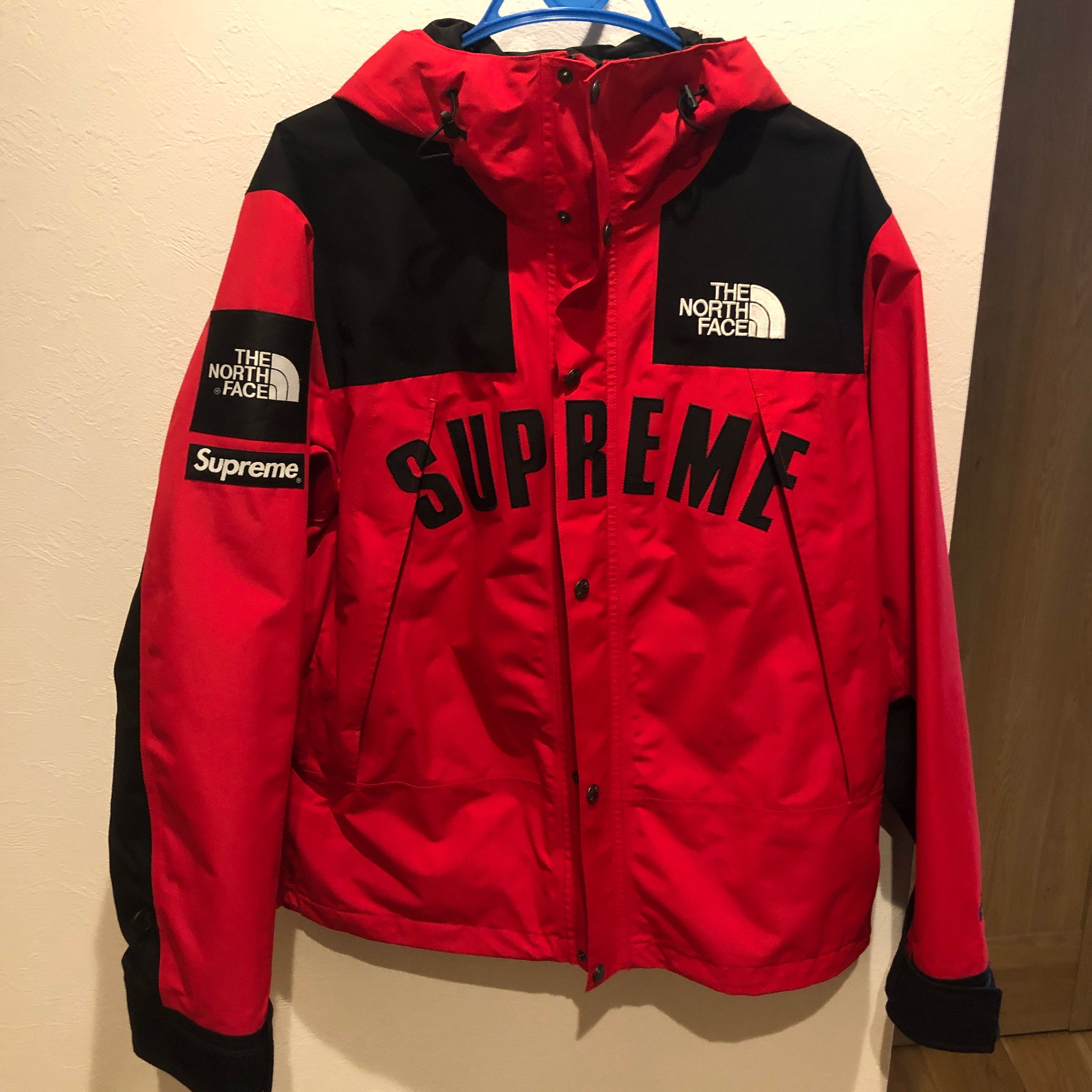 Supreme x The North Face Arc Logo Mountain Parka "Red"