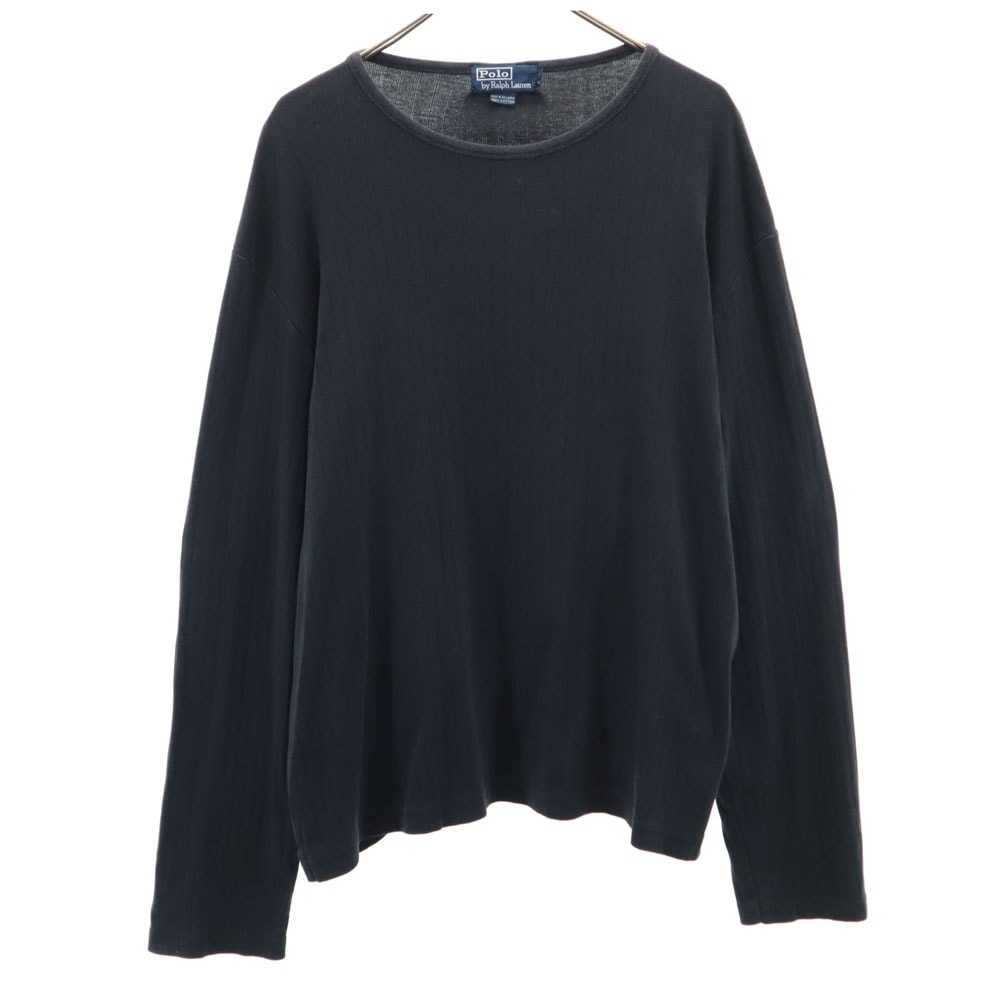 Polo by Ralph Lauren ポロバイラルフローレン 長袖 カットソー L チャコールブラック