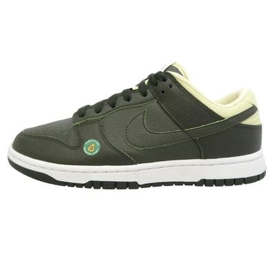 NIKE ナイキ DM7606-300 Women's Dunk Low Avocado ウィメンズ ダンク ロー アボカド ローカットスニーカー グリーン系 25.5cm【中古】