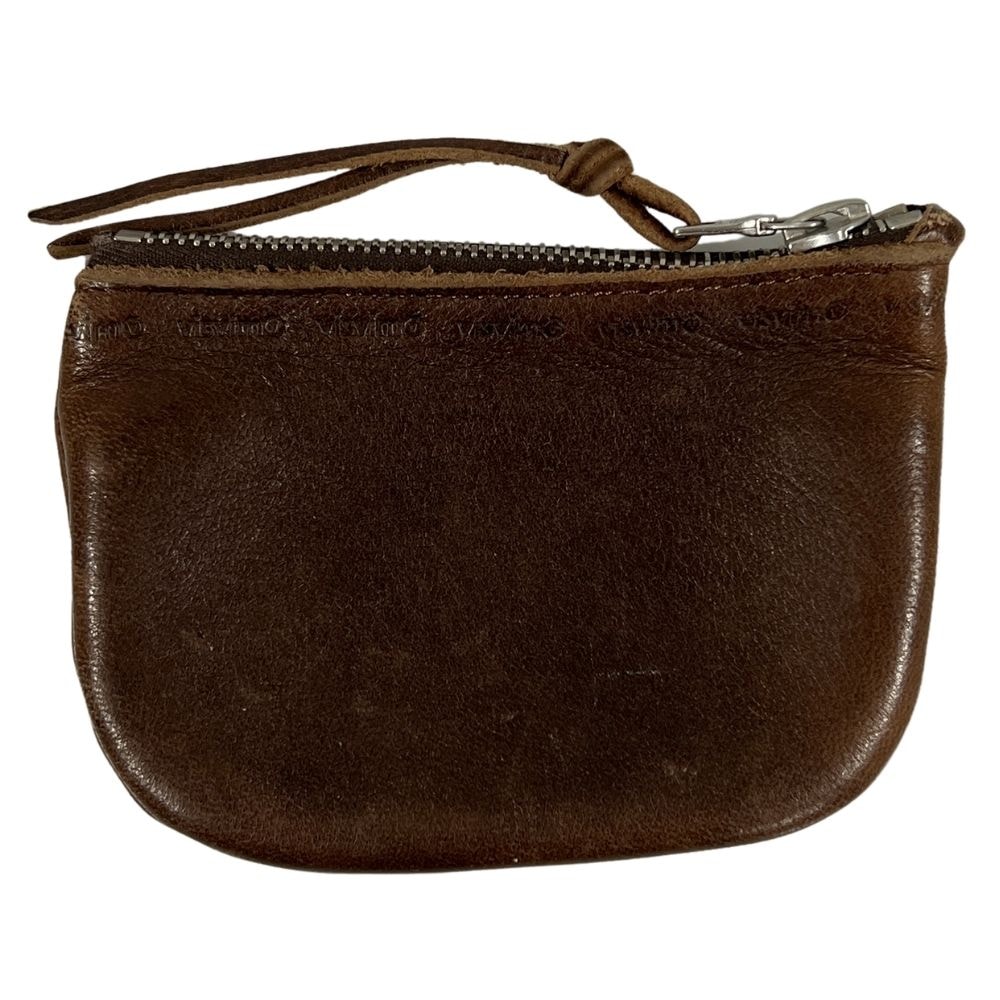 C (やや傷や汚れあり)】VISVIM ビズビム LEATHER WALLET レザーコイン