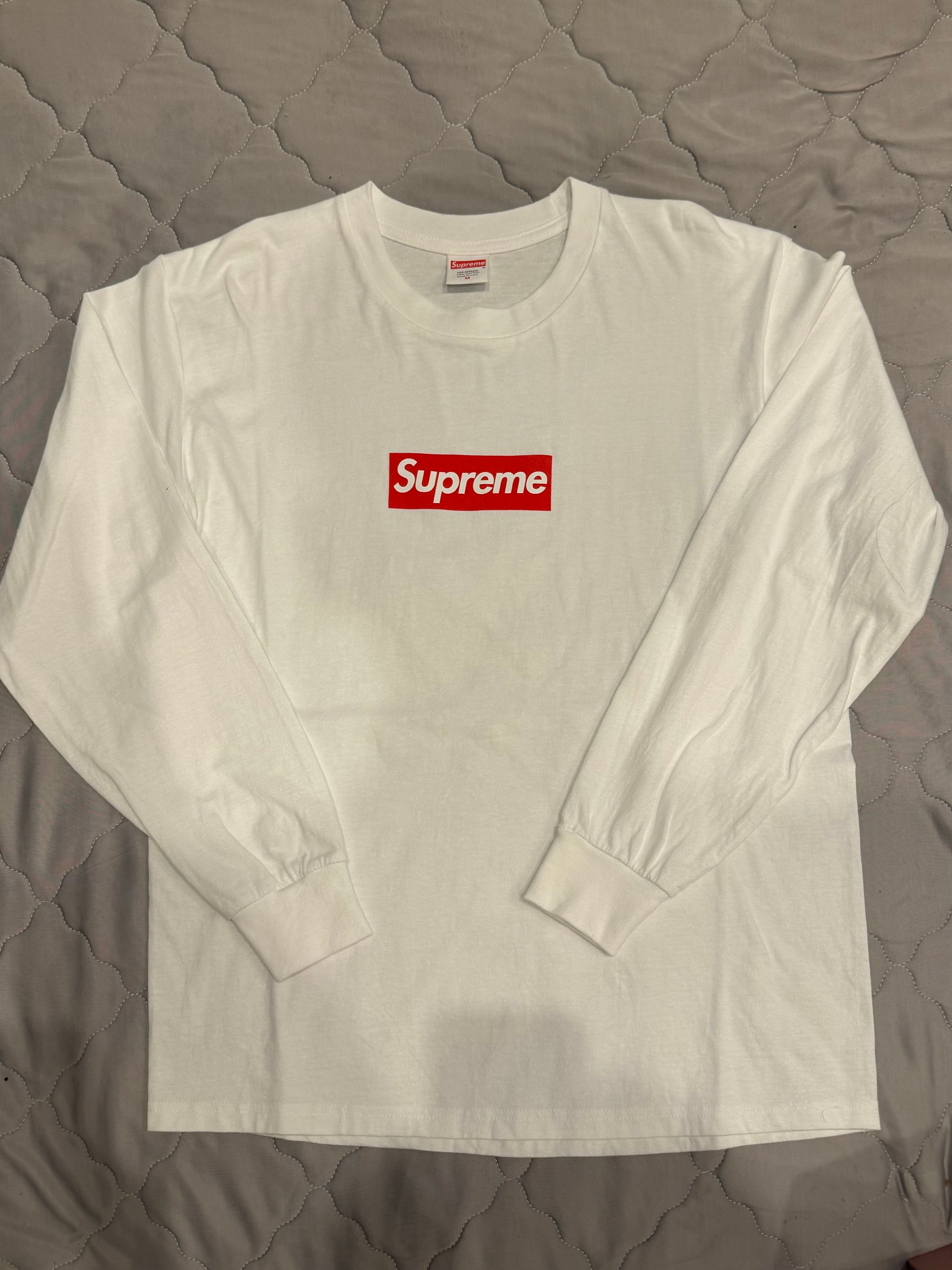 Supreme Box Logo L/S Tee "White"