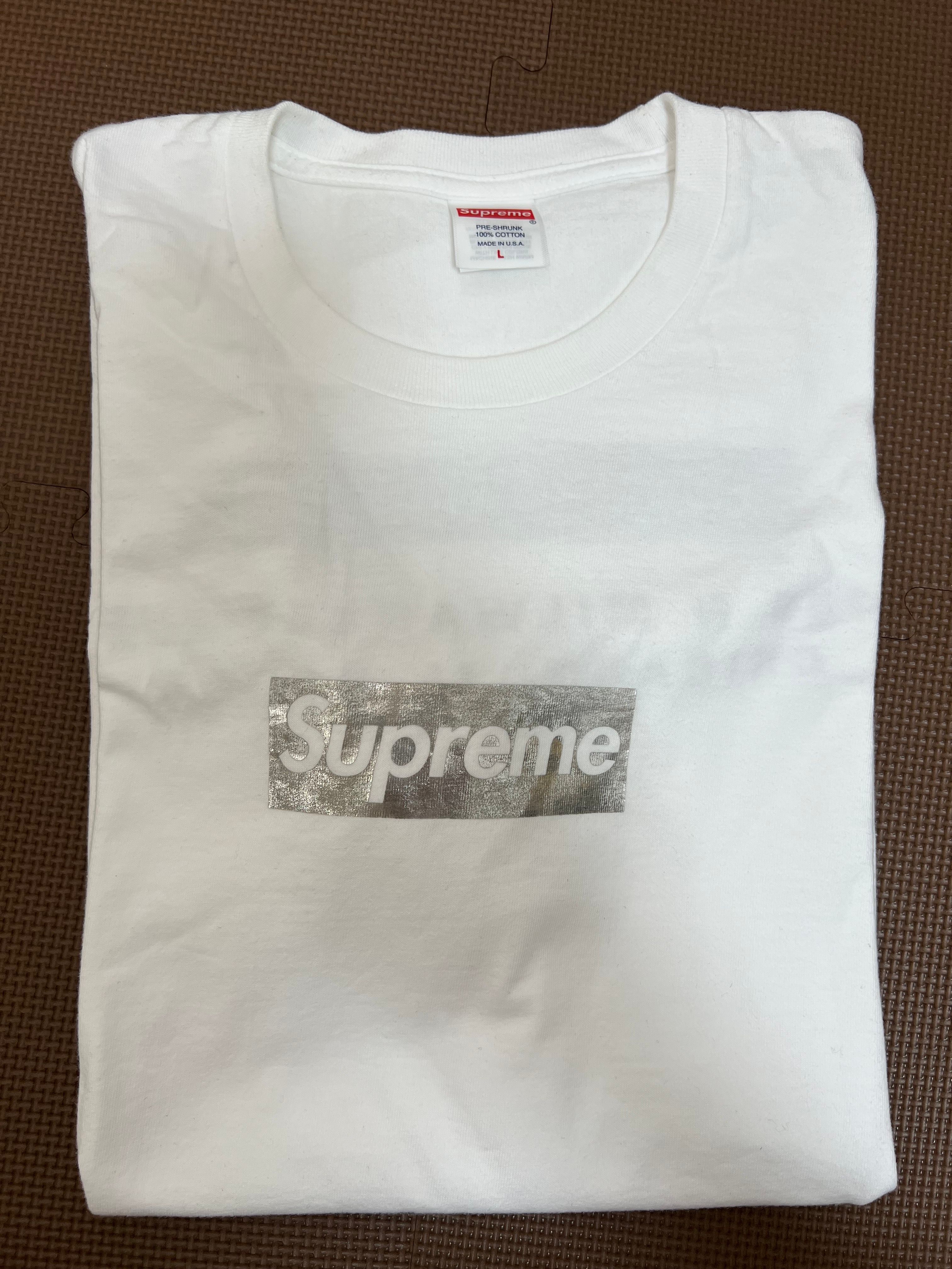 Supreme Chicago Box Logo Tee "White"