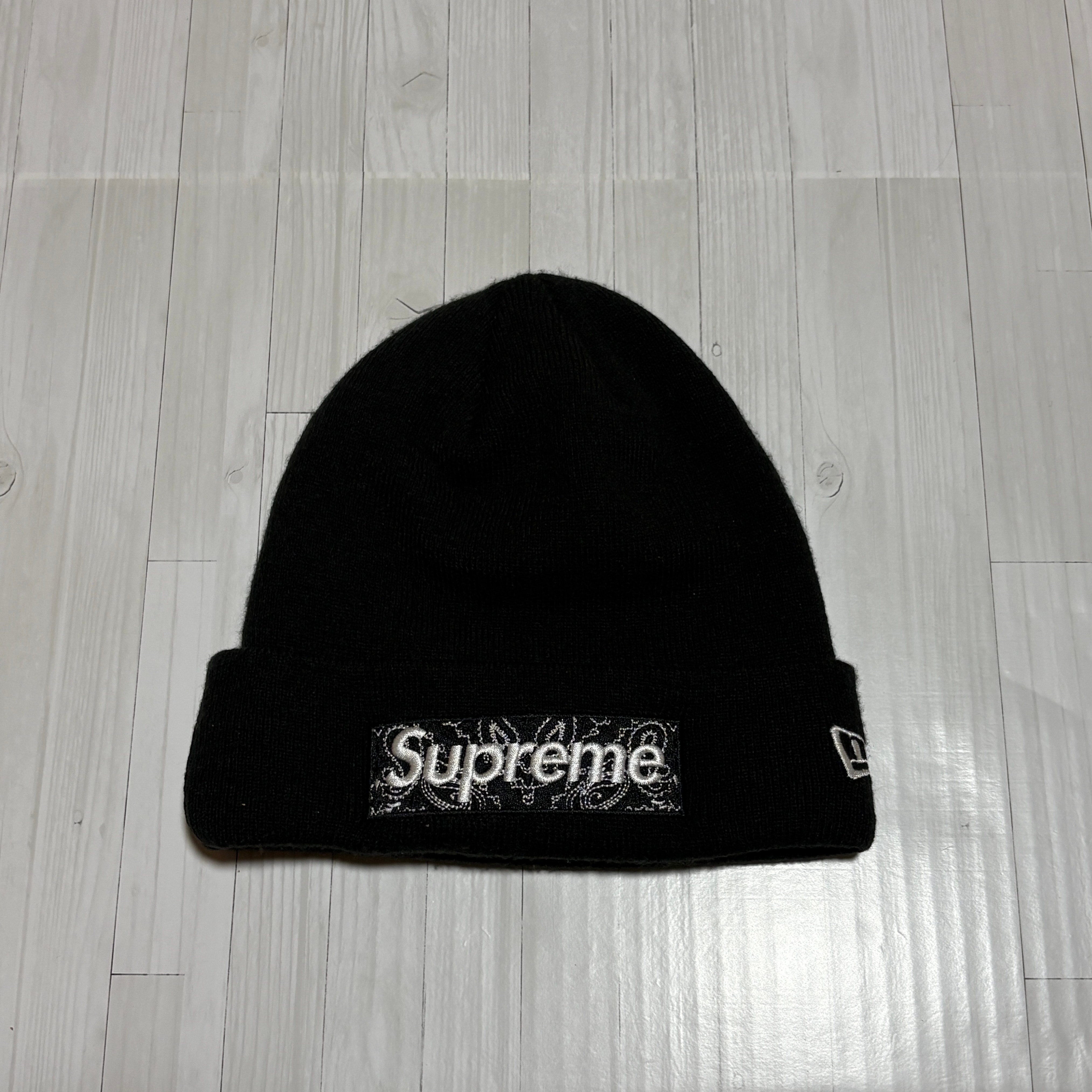 Supreme New Era Box Logo Beanie "Black"