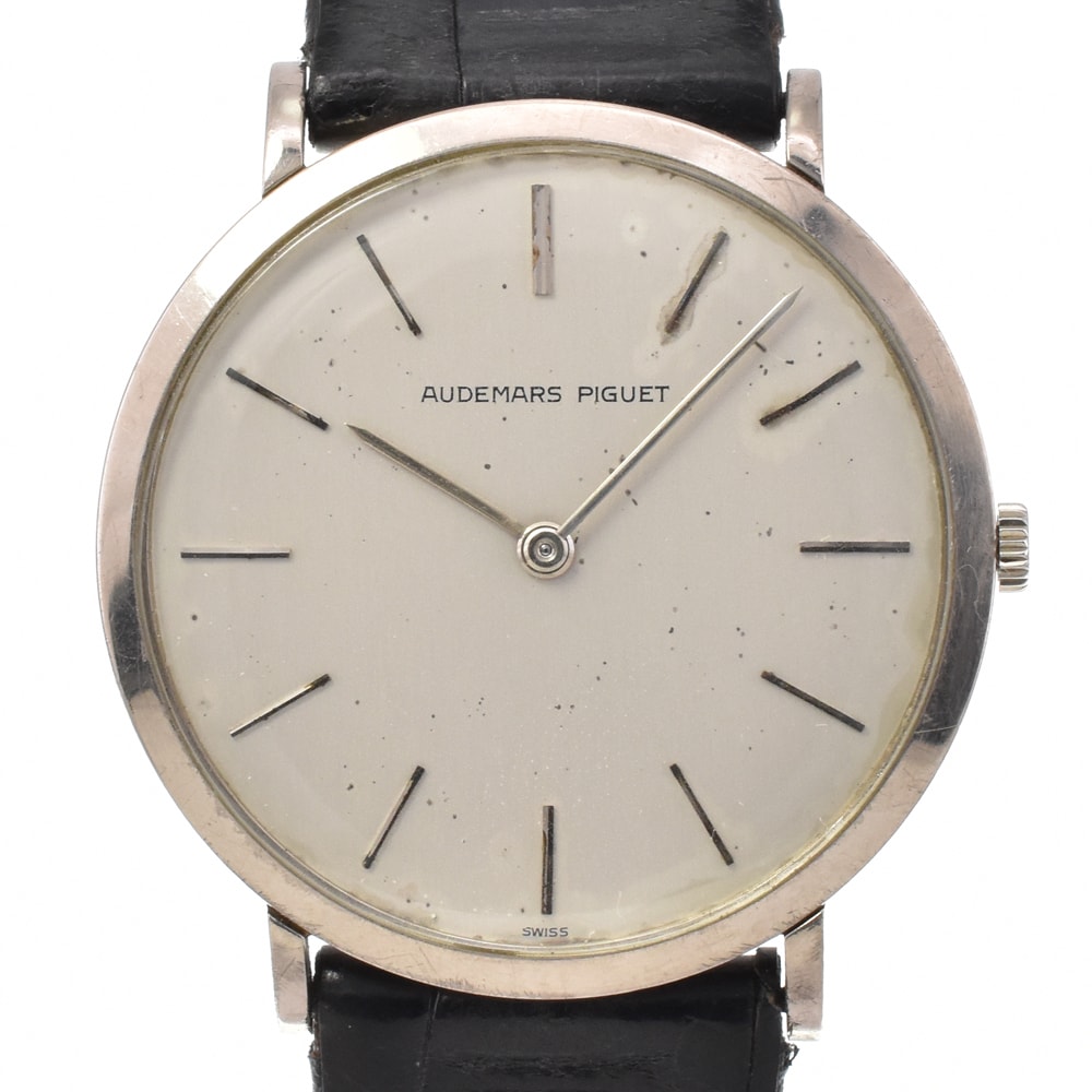 オーデマ・ピゲ AUDEMARS PIGUET 9698 ヴィンテージ ドレスウォッチ K18WG Cal.K2001/1A 手巻き メンズ Y#146256