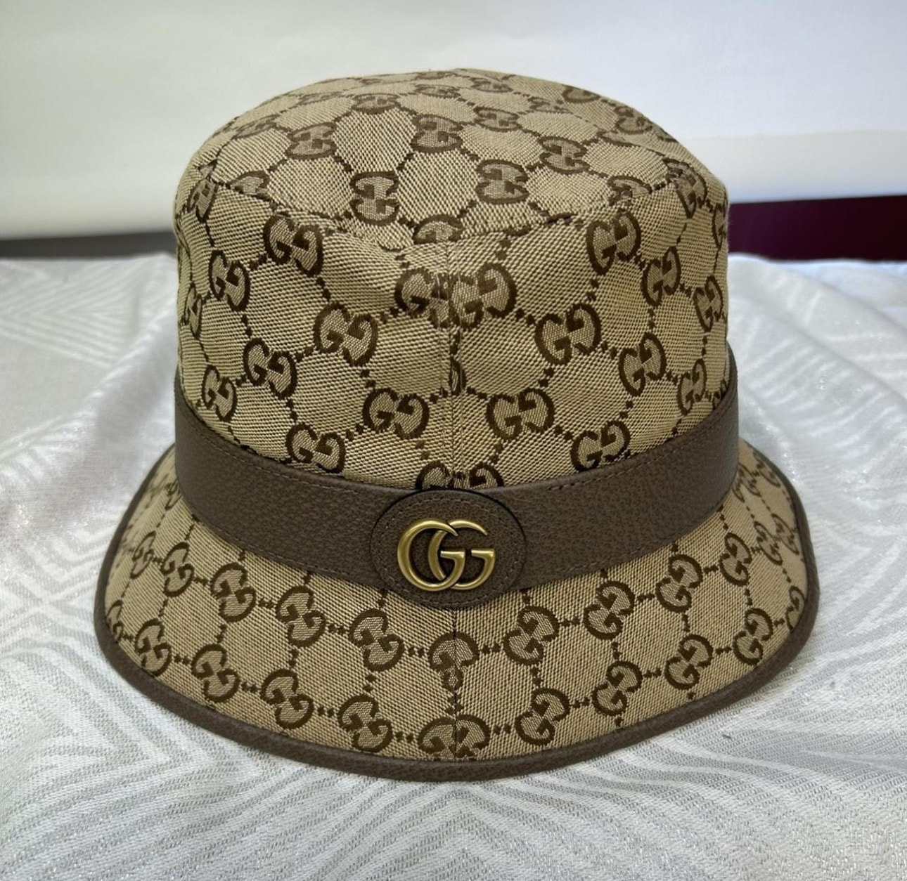 GUCCI GG Canvas Bucket Hat "Beige/Brown"