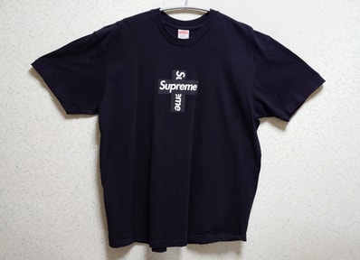 Supreme Cross Box Logo Tee "Black"