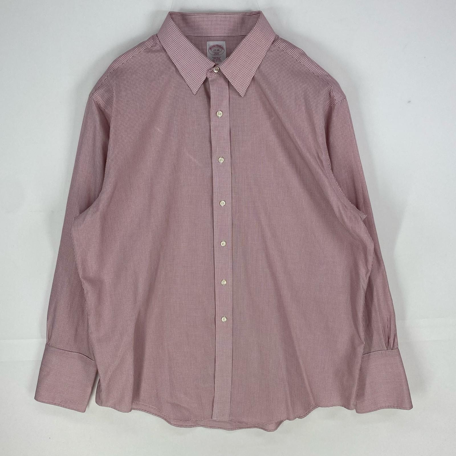 古着 ブルックスブラザーズ Brooks Brothers 長袖シャツ 346 ロングスリーブ XL  レッド系 チェック メンズ
