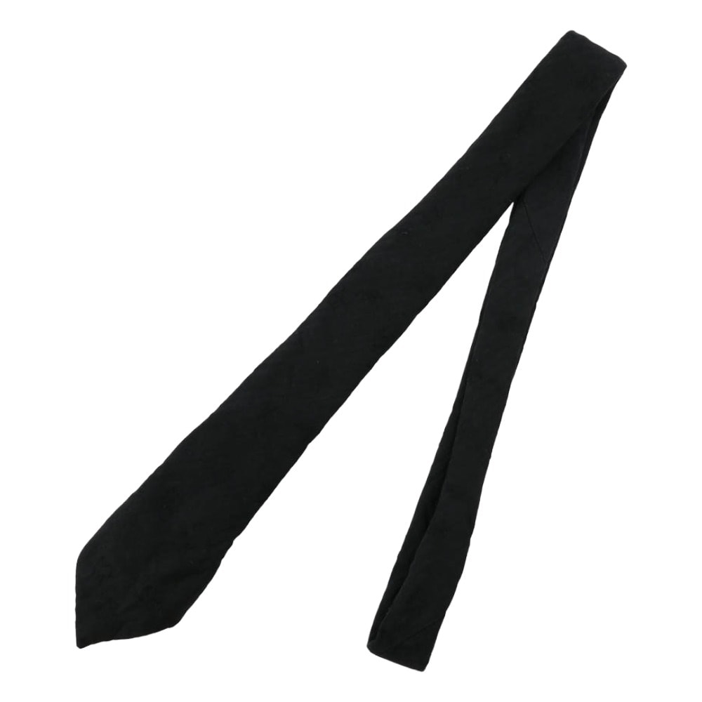 Dior ディオール ネクタイ Bee 刺繍 総柄 シルク ネクタイ ブラック系【中古】