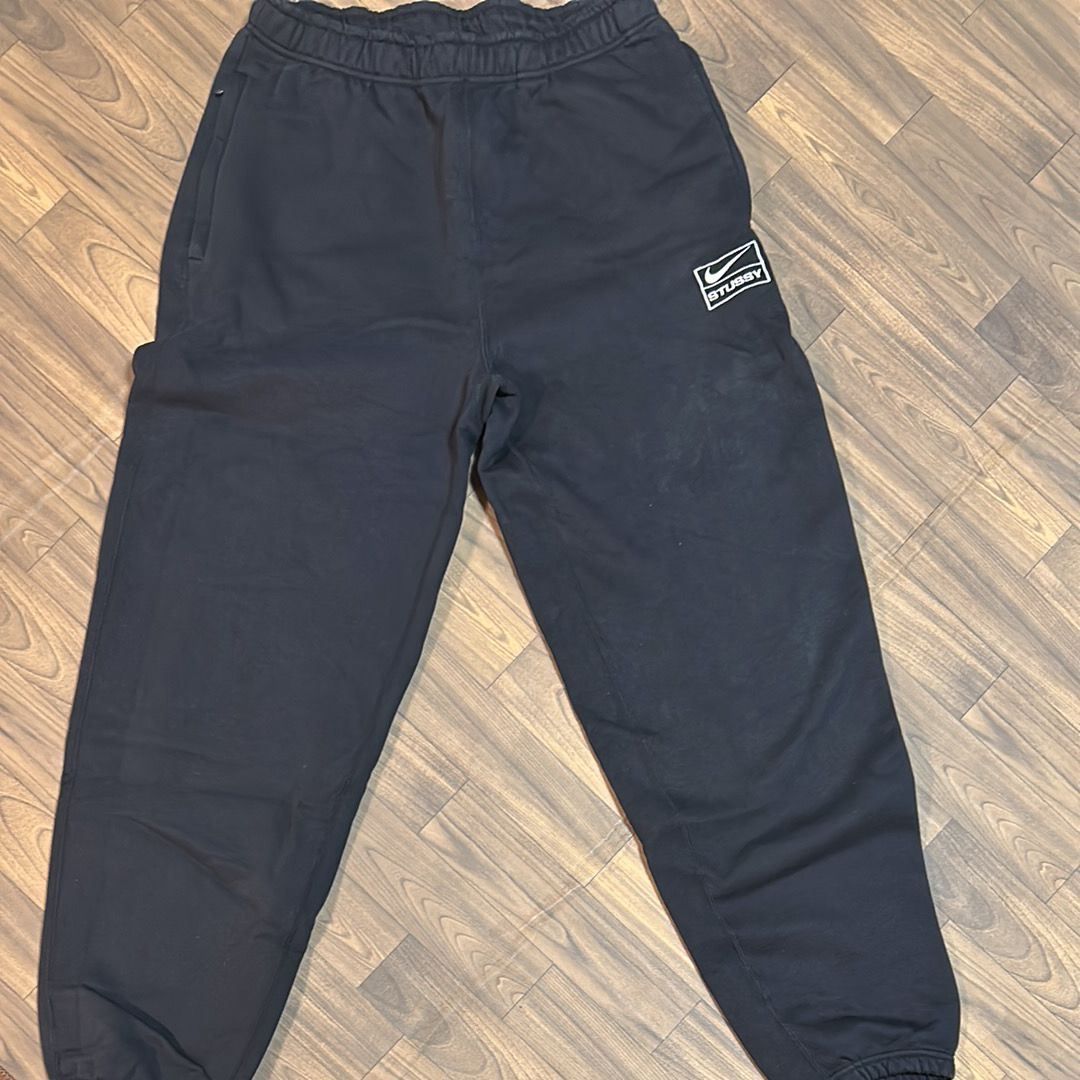 Stussy x Nike Washed Pants (US Size) "Black" DO5296-010