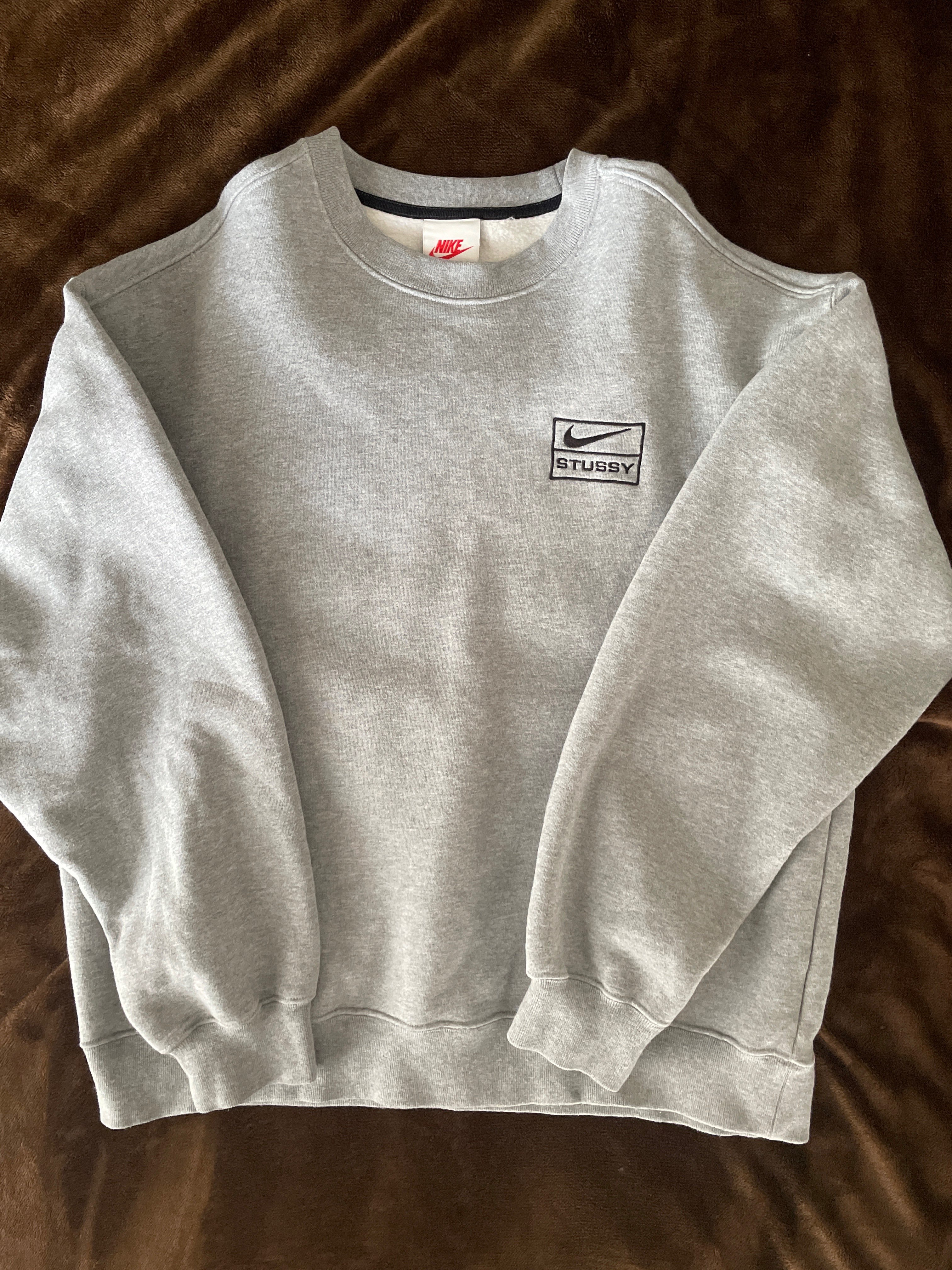 Nike x Stussy NRG BR Crew Fleece "Grey"