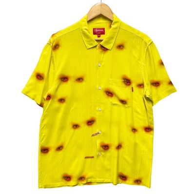 Supreme Eyes Rayon Shirt (19FW) "Yellow"